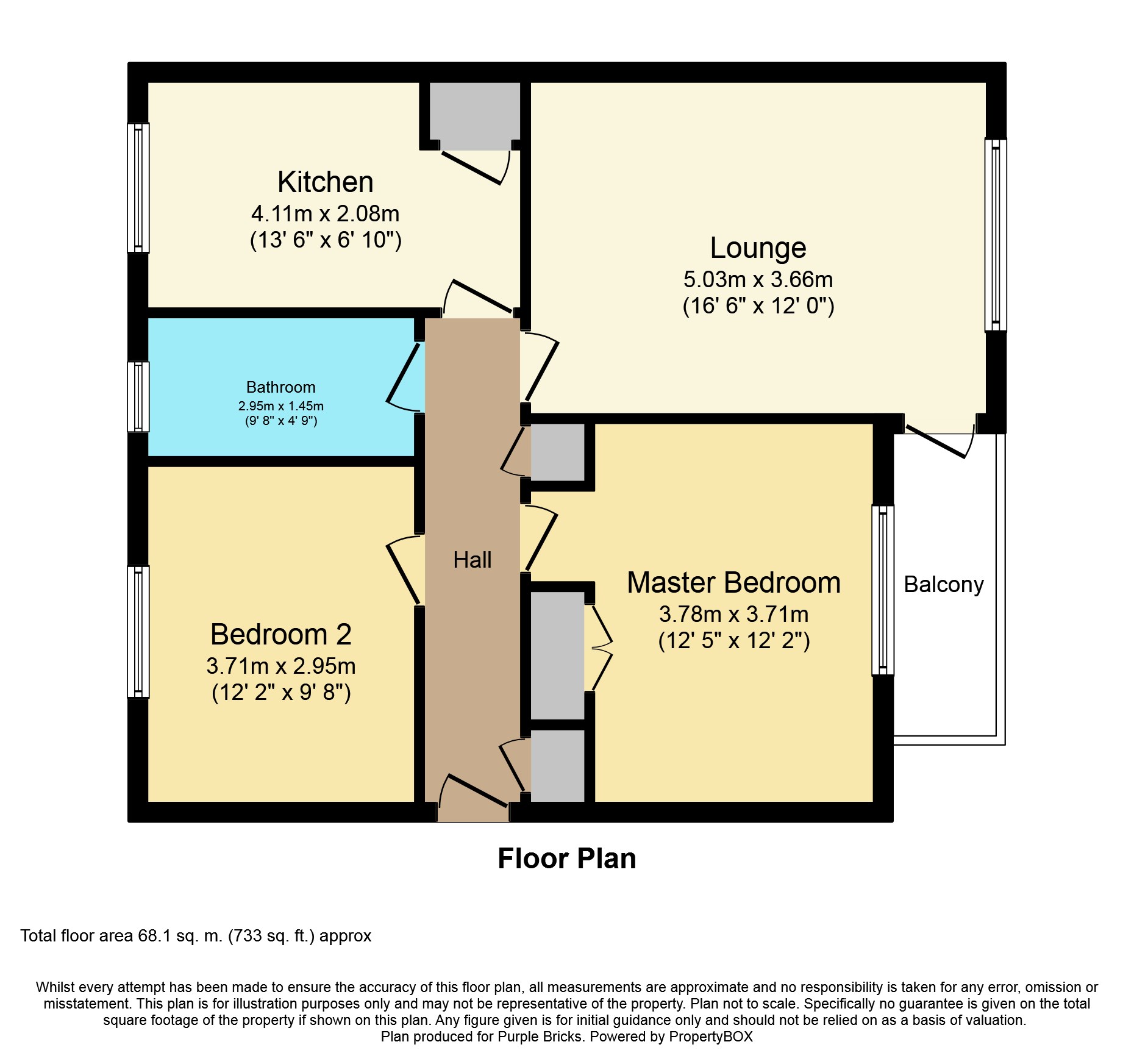 2 Bedrooms Flat for sale in 119 Eskbank Street, Glasgow G32