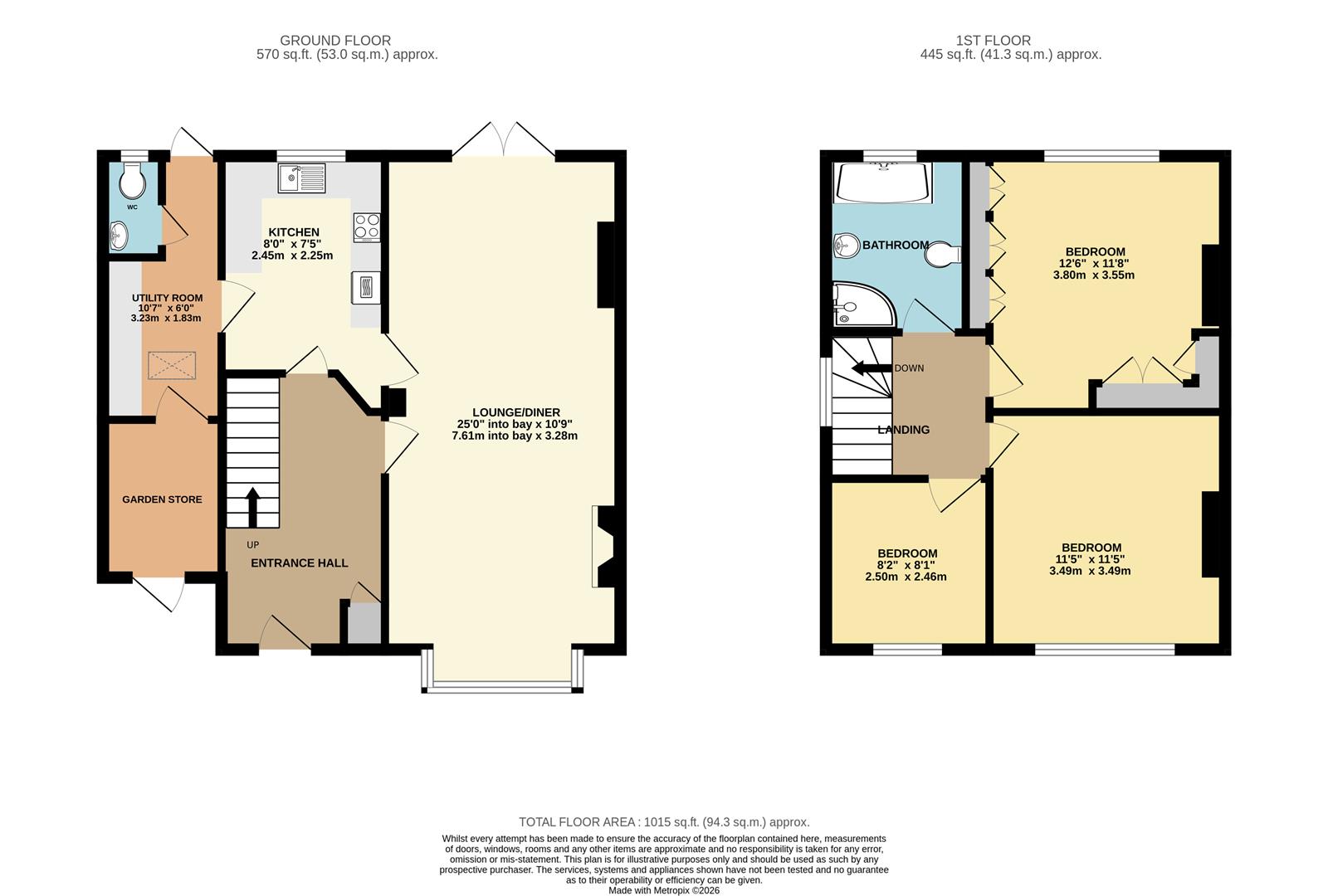 7, Christies Avenue, Badgers Mount Sevenoaks floorplan