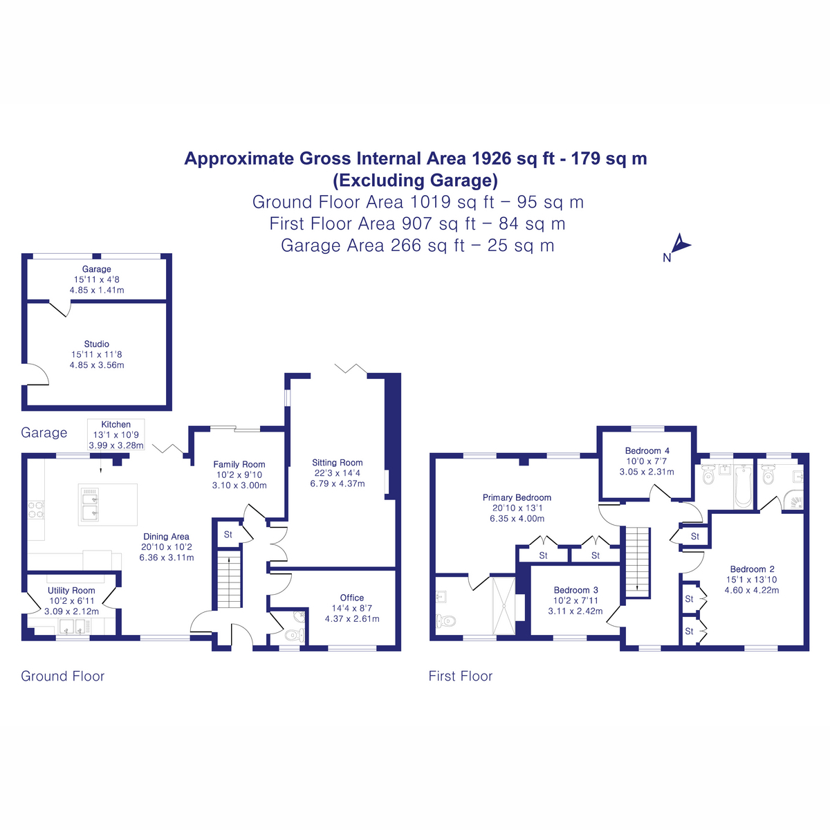 7 Hodgson Close, Fritwell floorplan