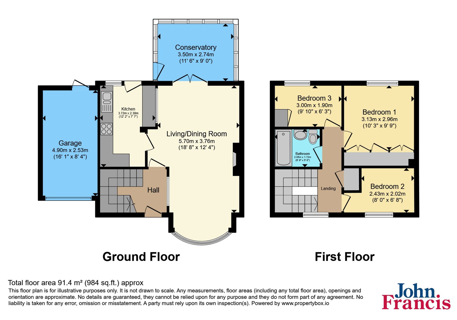 23, Heol Ceirios, Ammanford floorplan