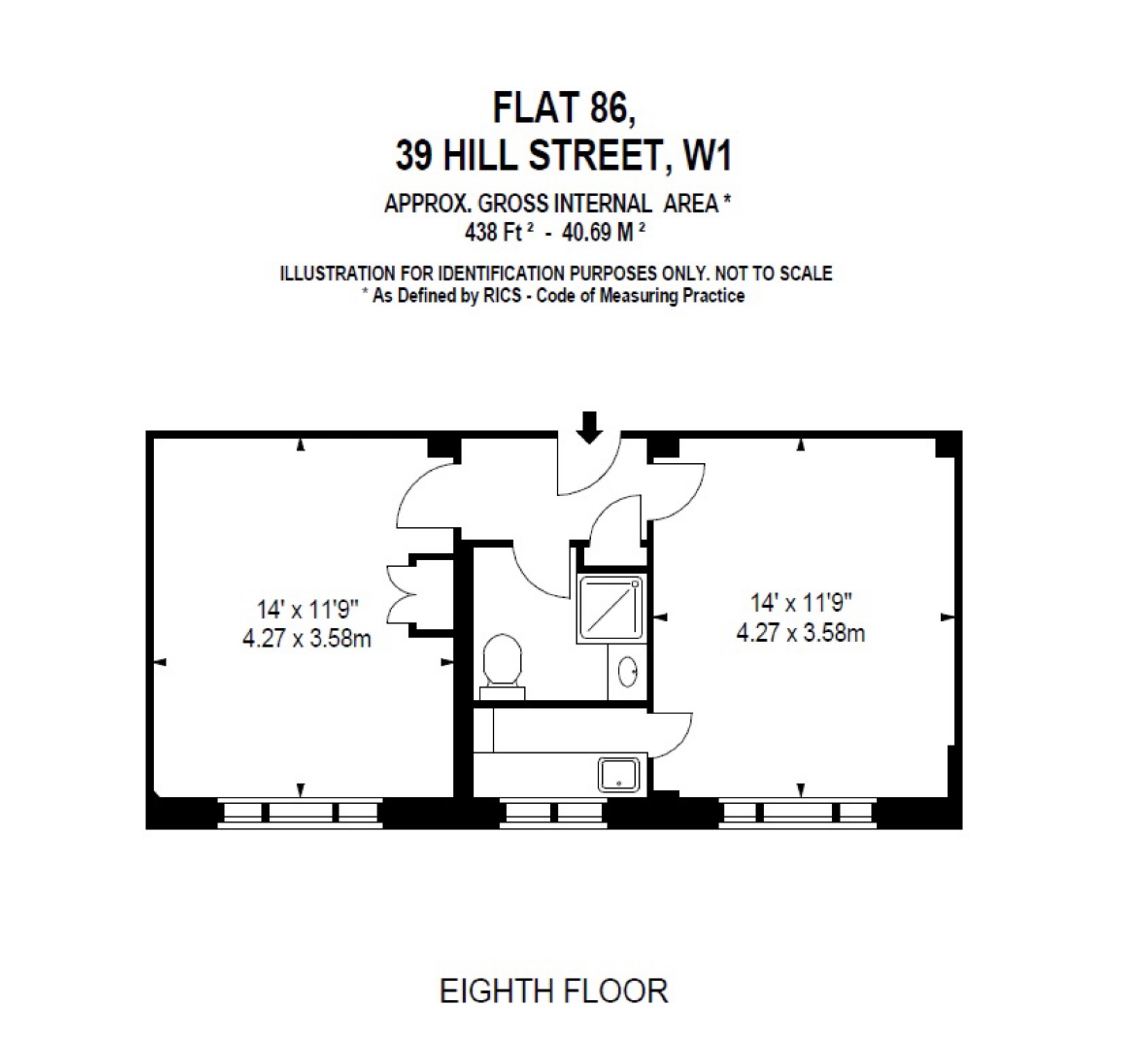 1 Bedrooms Flat to rent in Hill Street, Mayfair, London W1J