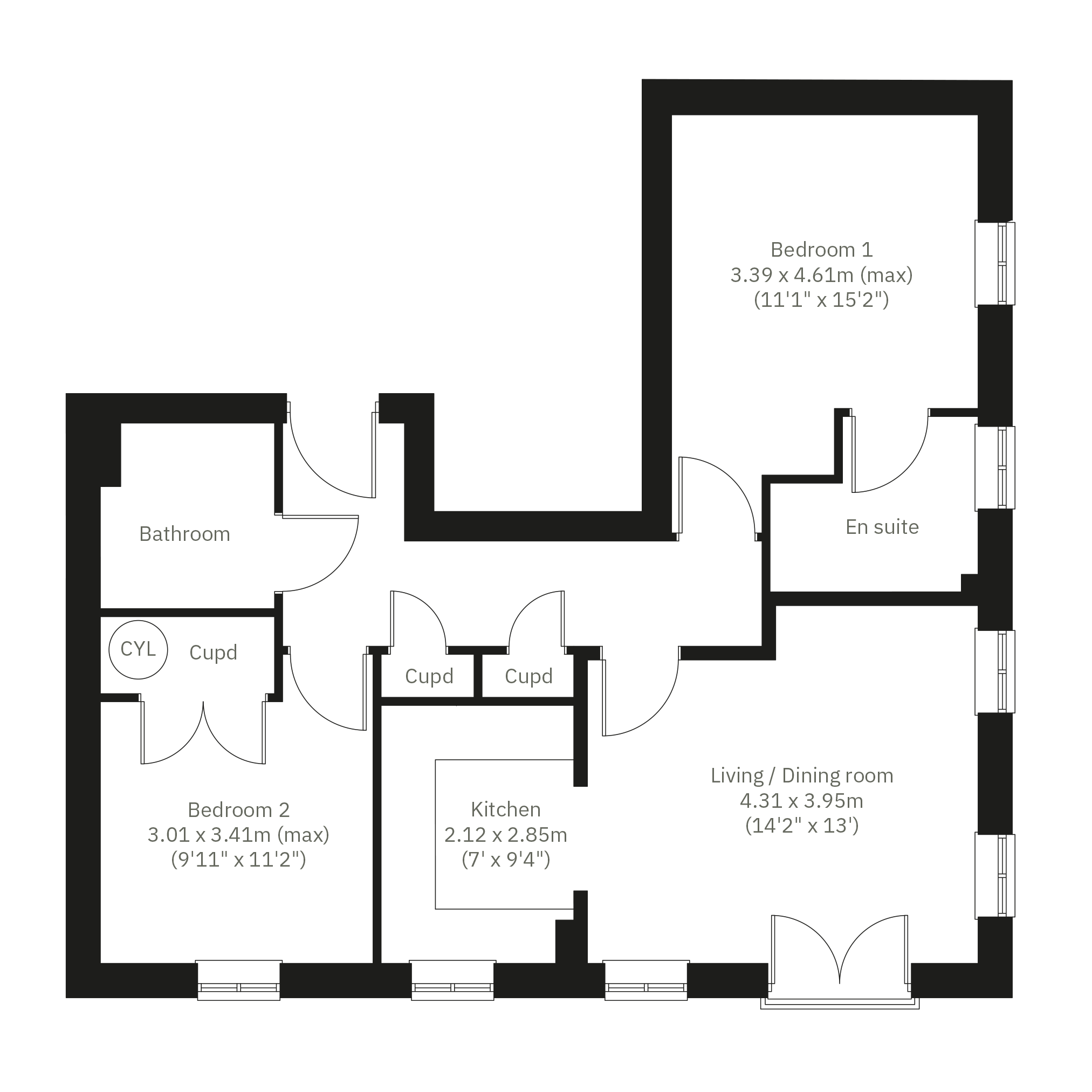 12, Swindon Village, Cheltenham floorplan