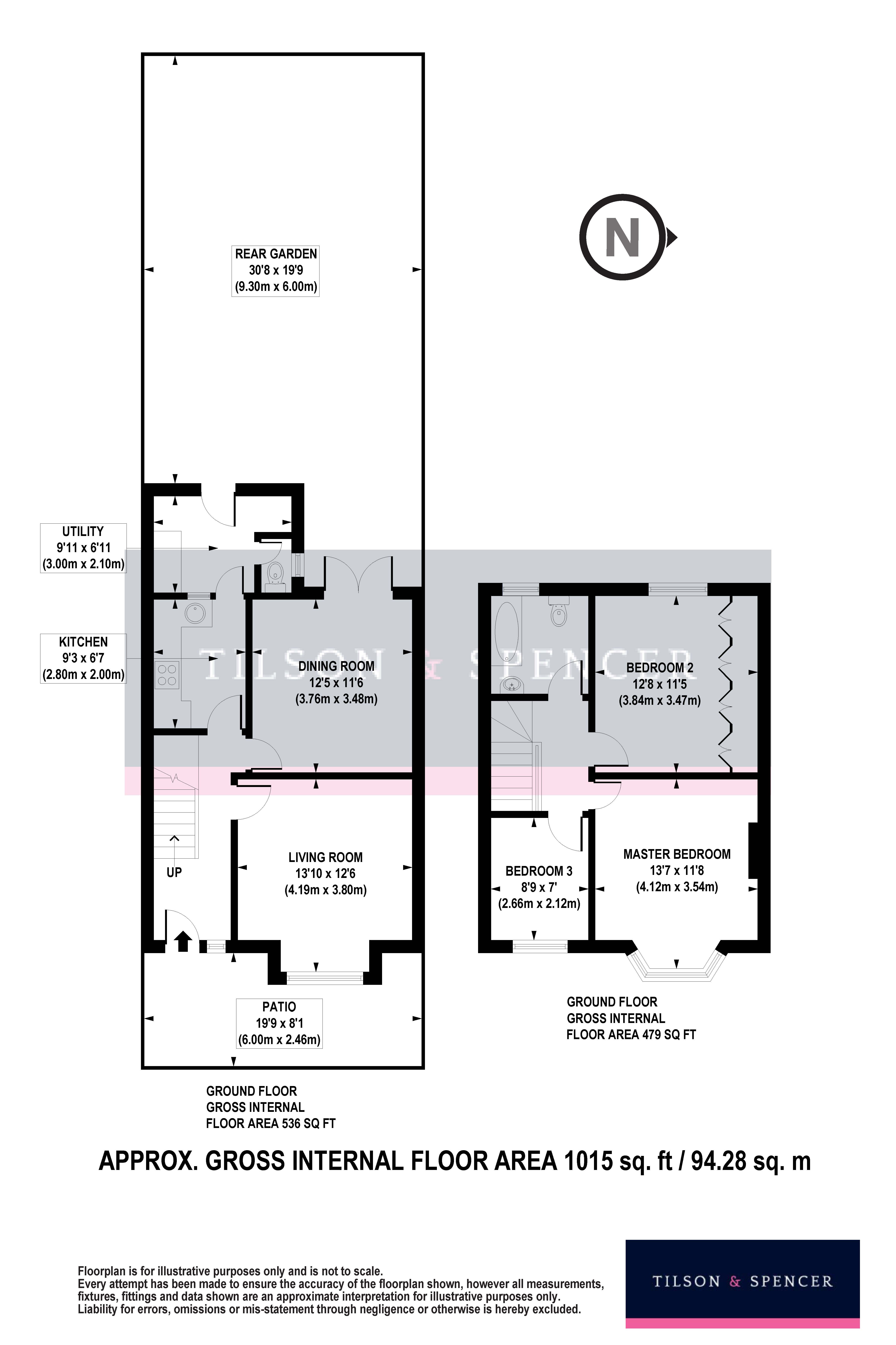 66, Kimberley Road, London floorplan