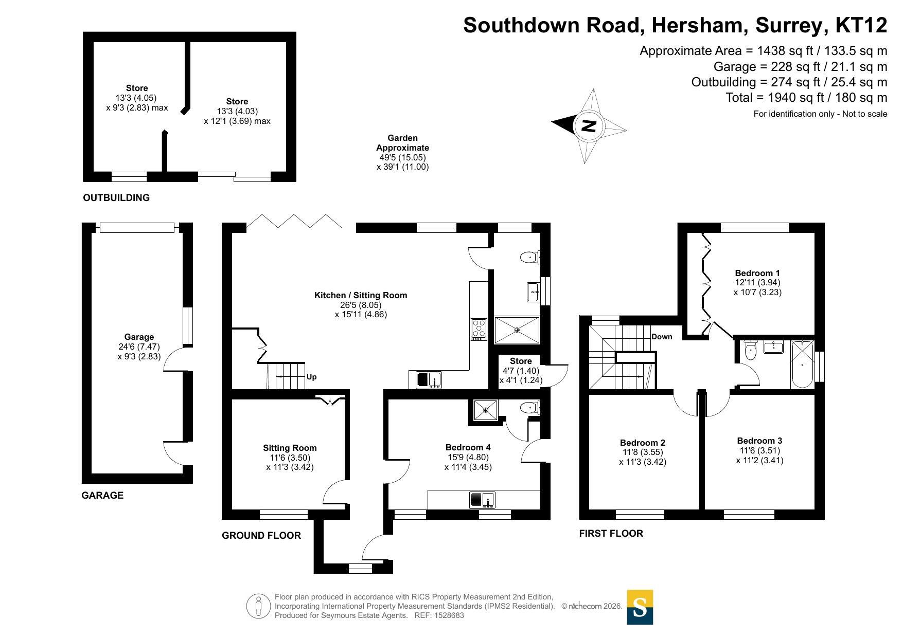 79, Southdown Road, Surrey floorplan