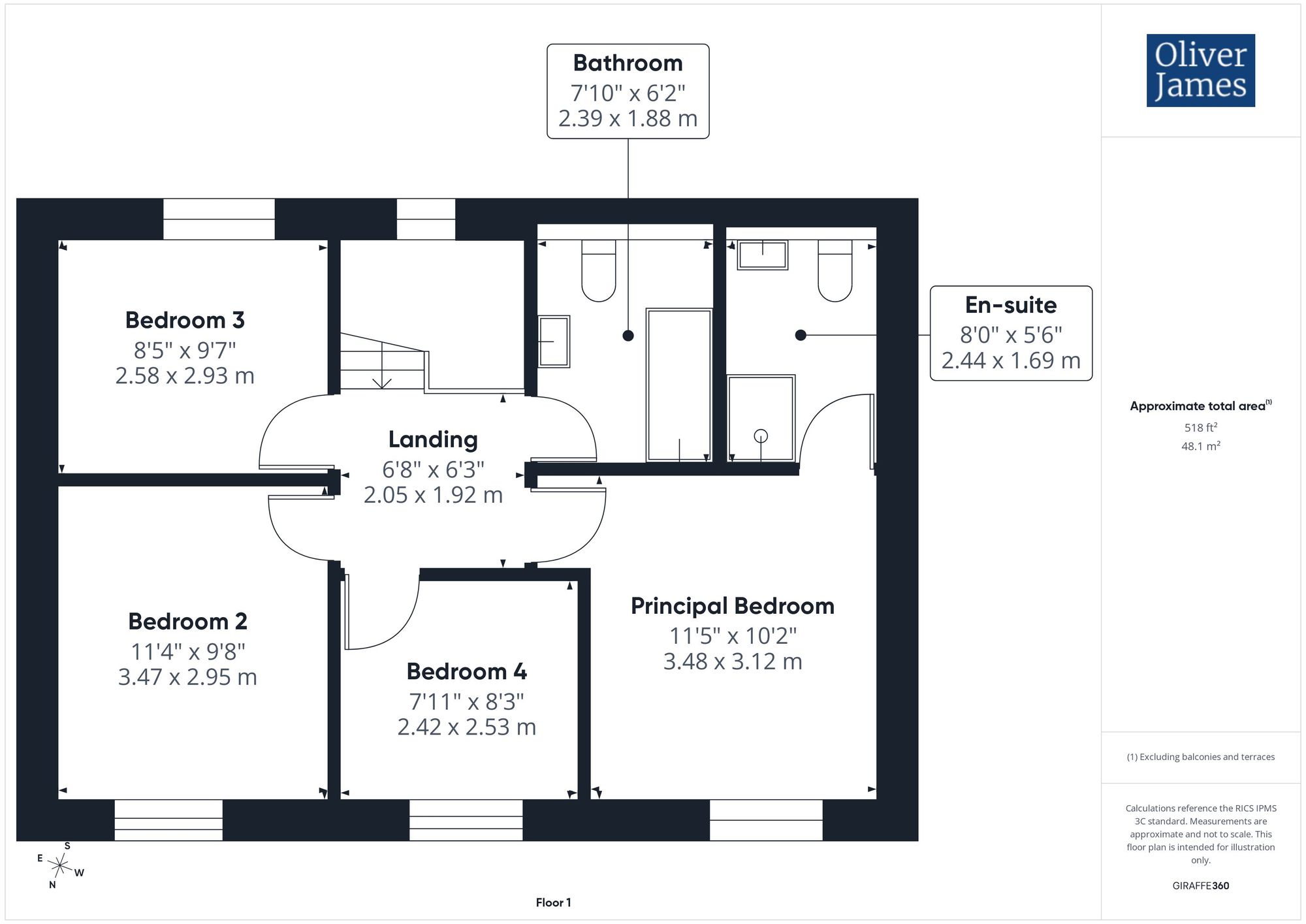 8 Hardwick Court, Peterborough floorplan