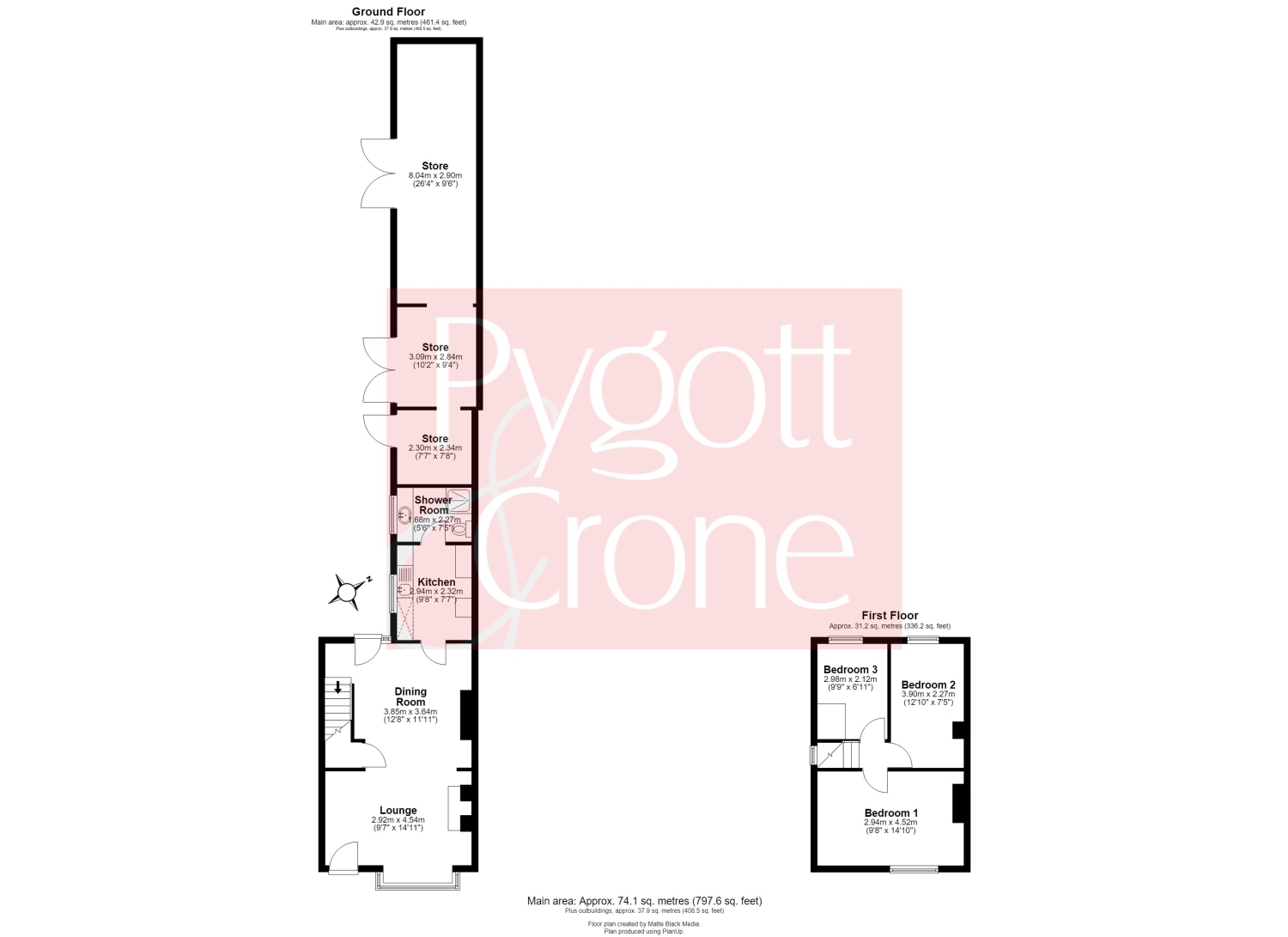 106, Bicker Road, Spalding floorplan