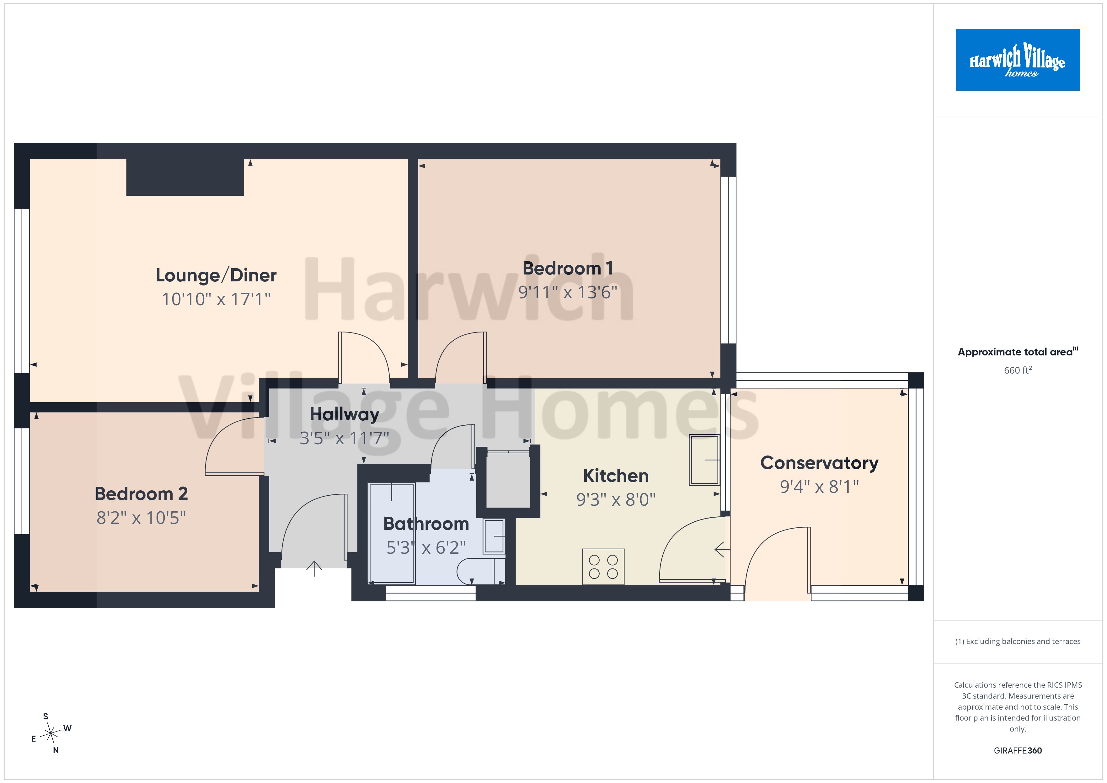 17, Woodlands, Harwich floorplan