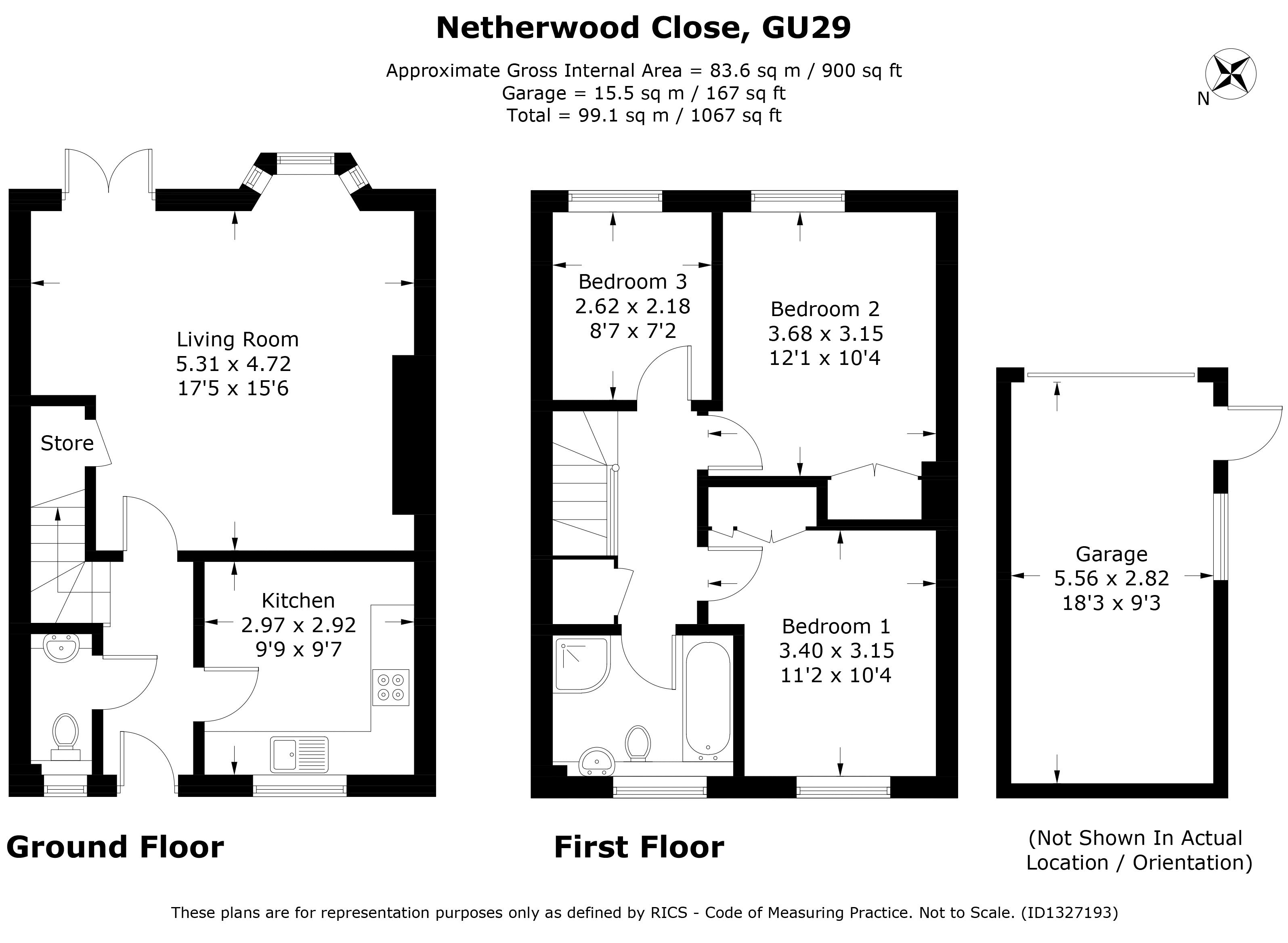 17, Netherwood Close, Midhurst floorplan