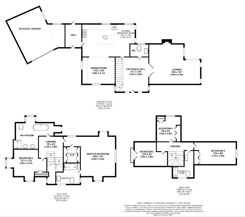 5 Bedrooms Detached house for sale in Allum Lane, Elstree, Borehamwood, Hertfordshire WD6