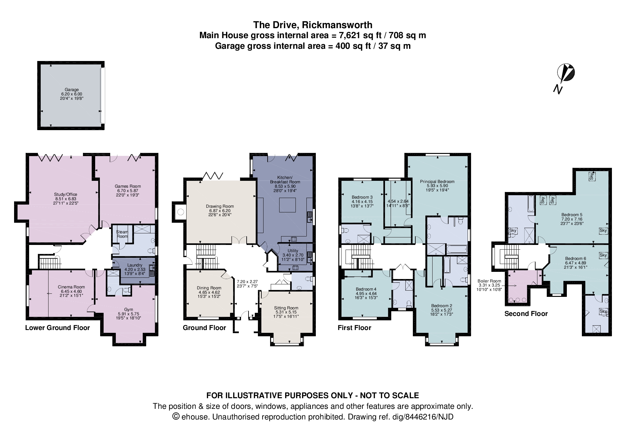 100, The Drive, Hertfordshire floorplan
