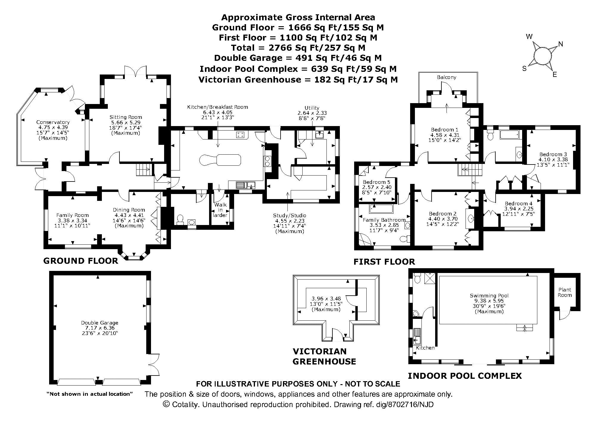 Kendrew House, Peaslake Lane, Peaslake floorplan