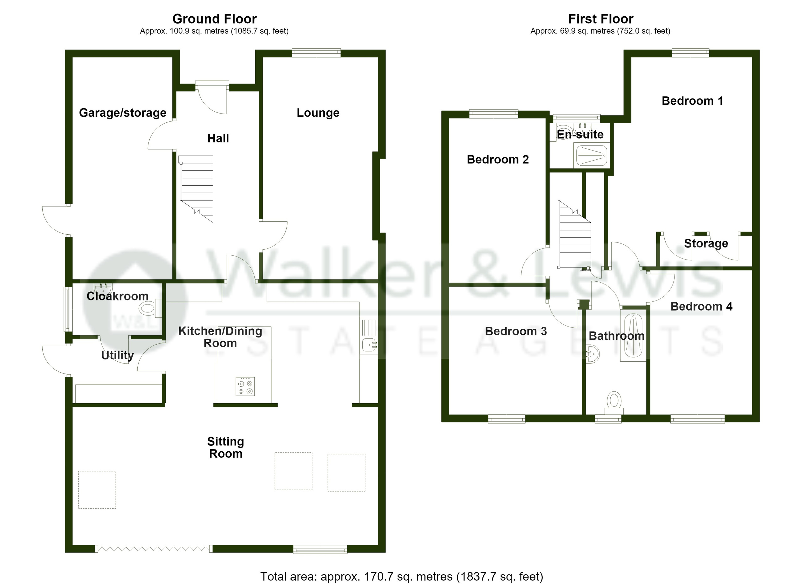 25 Glynmil Close, Merthyr Tydfil floorplan