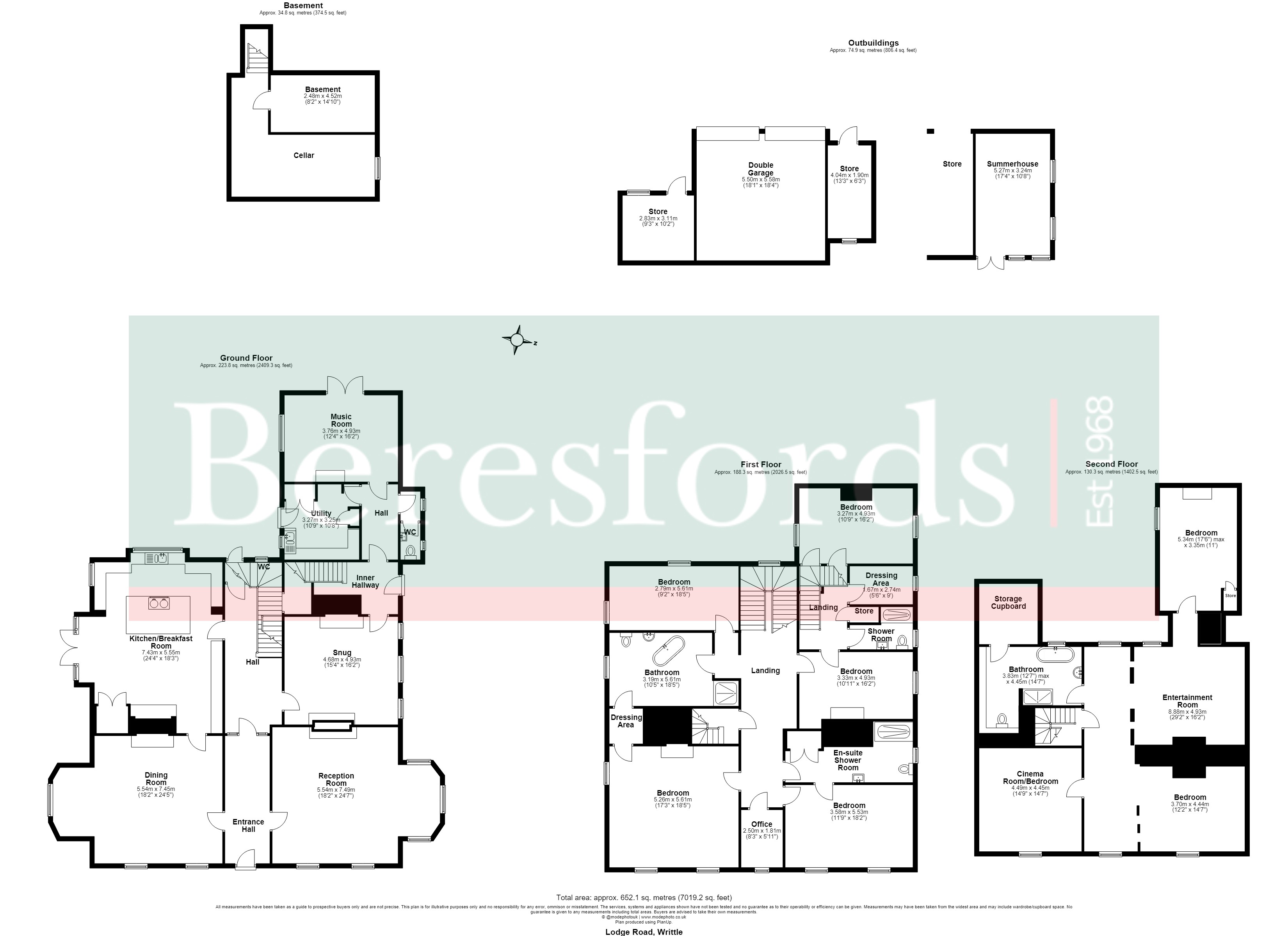 The Old Vicarage, 17, Lodge Road, Chelmsford floorplan