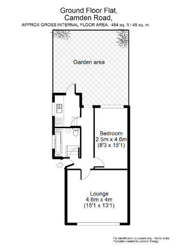 1 Bedrooms Flat to rent in Camden Road, Ground Floor Flat, Camden, London NW1