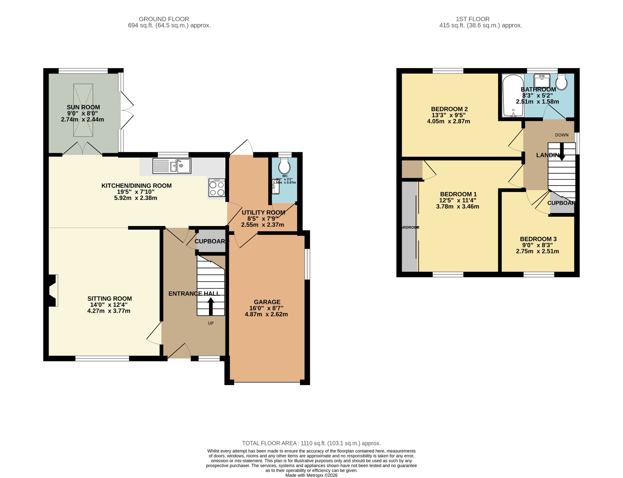 Budleigh Salterton floorplan