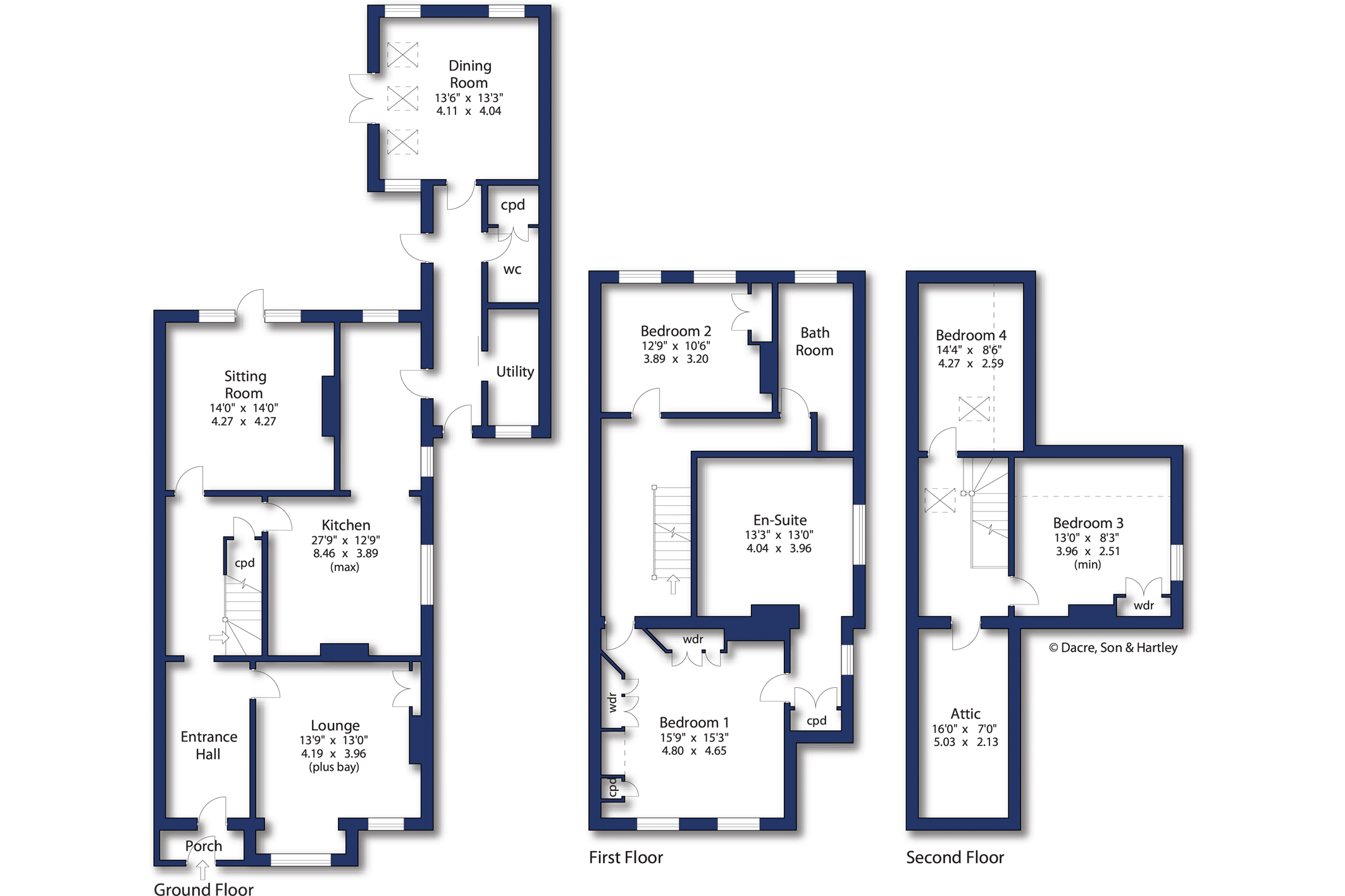 Ivy Dene, 86, Station Road, Ilkley floorplan