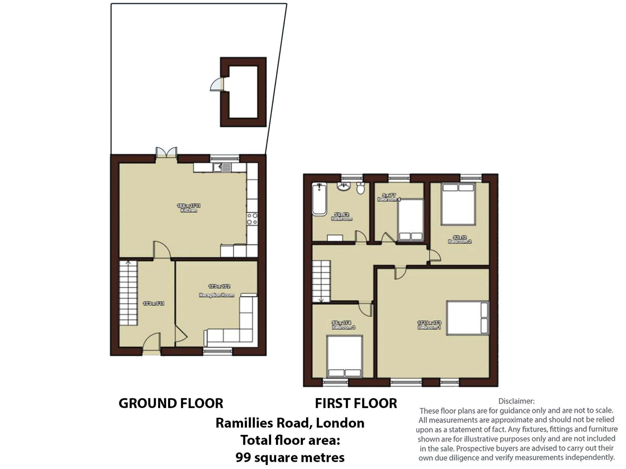 23 Ramillies Road, London floorplan
