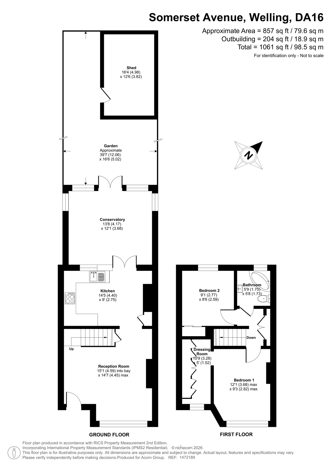 20, Somerset Avenue, Welling floorplan
