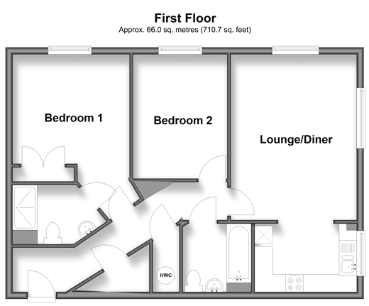Westborough Mews, Maidstone floorplan