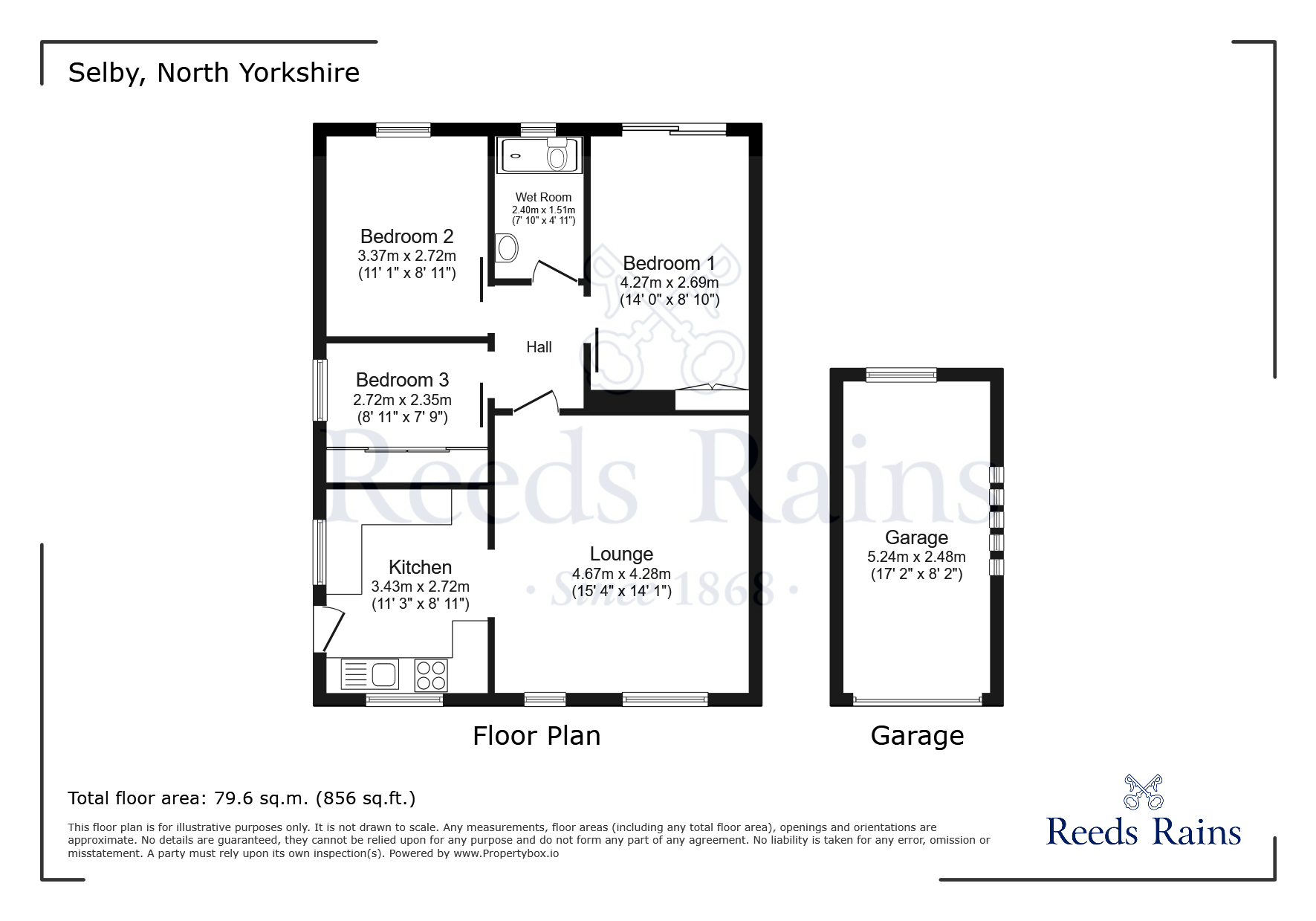 54, Bridle Walk, North Yorkshire floorplan