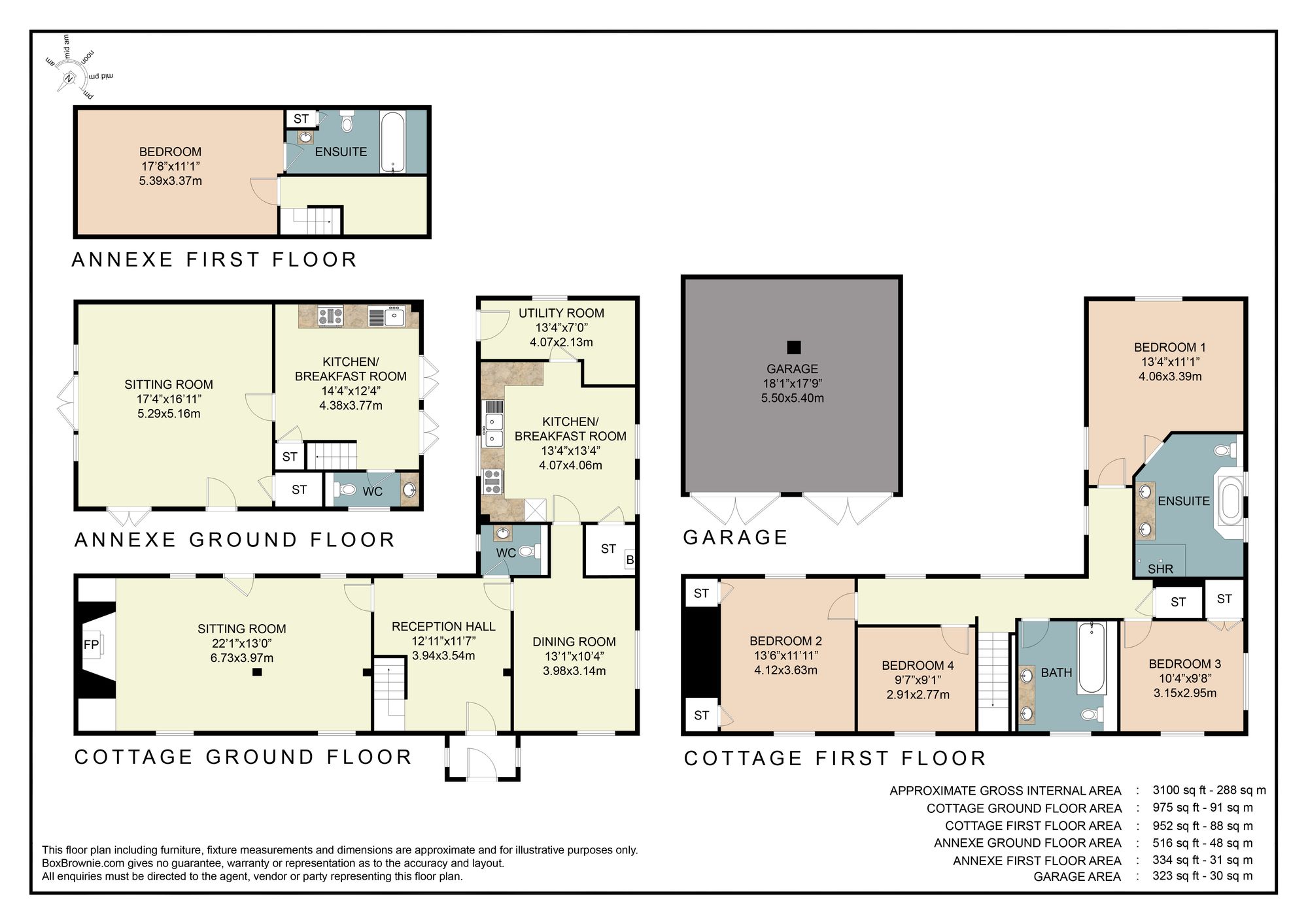 Cottage On The Green The Green, Wantage floorplan