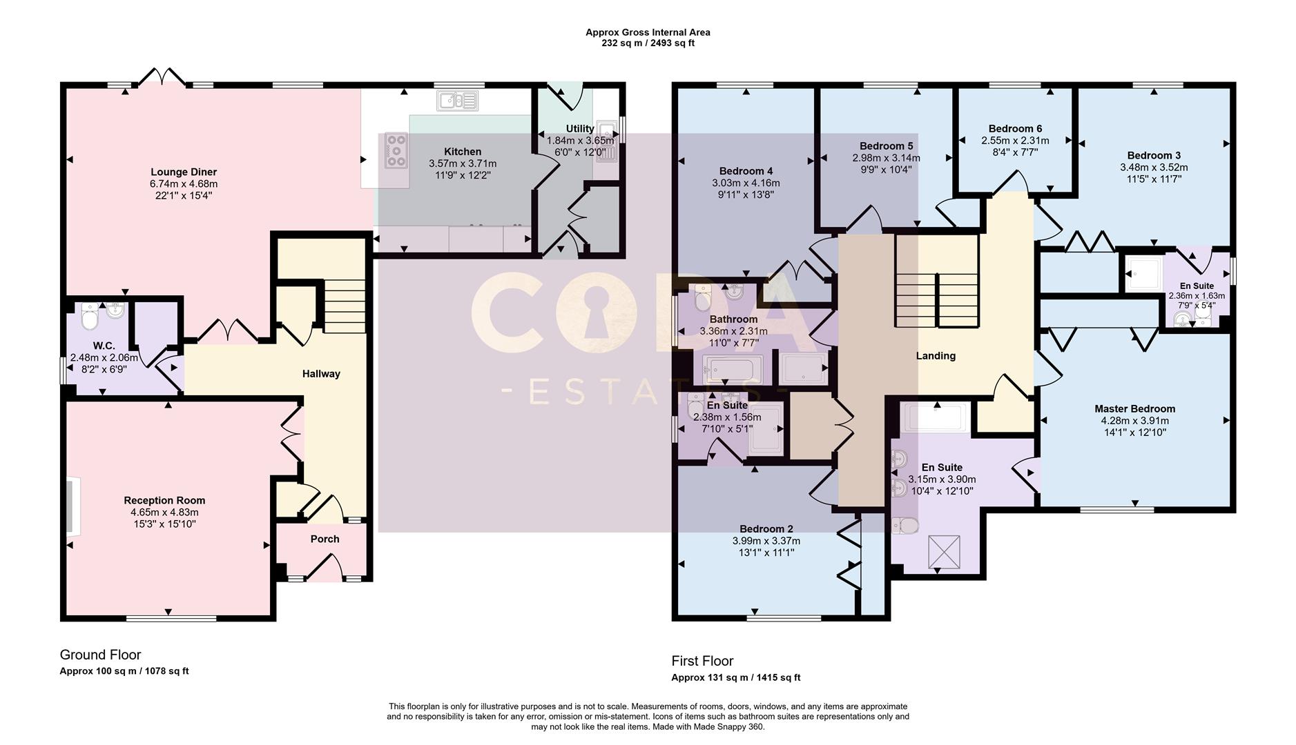 80, Woodcroft Drive, Glasgow floorplan