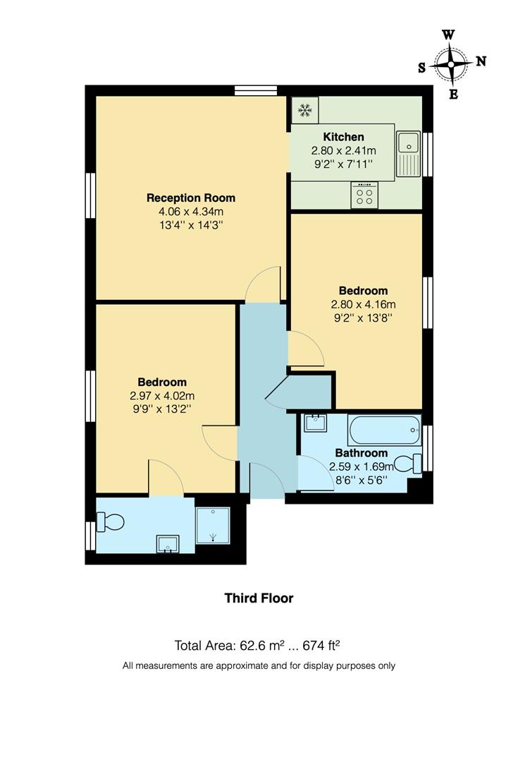 Queensberry Place, London E12, 2 bedroom flat for sale 60702432