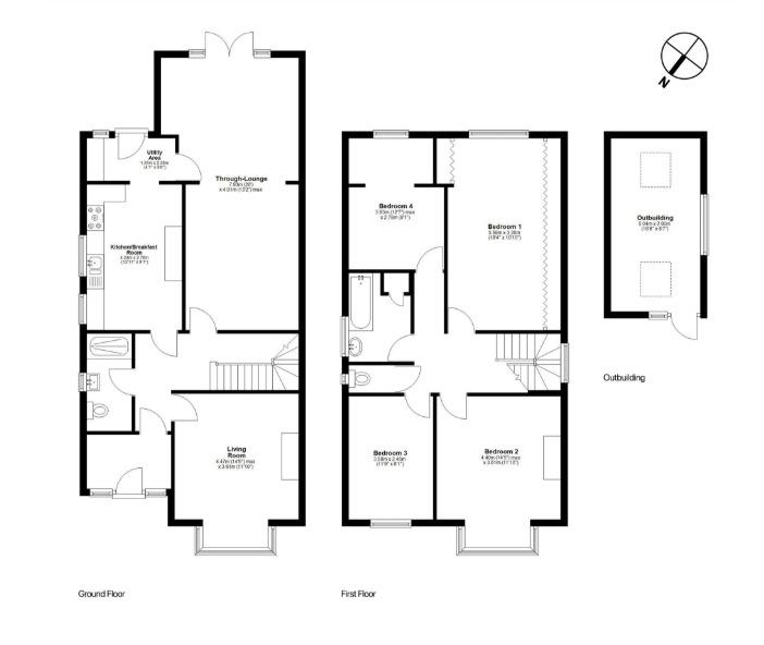 163, Merry Hill Road, Bushey floorplan