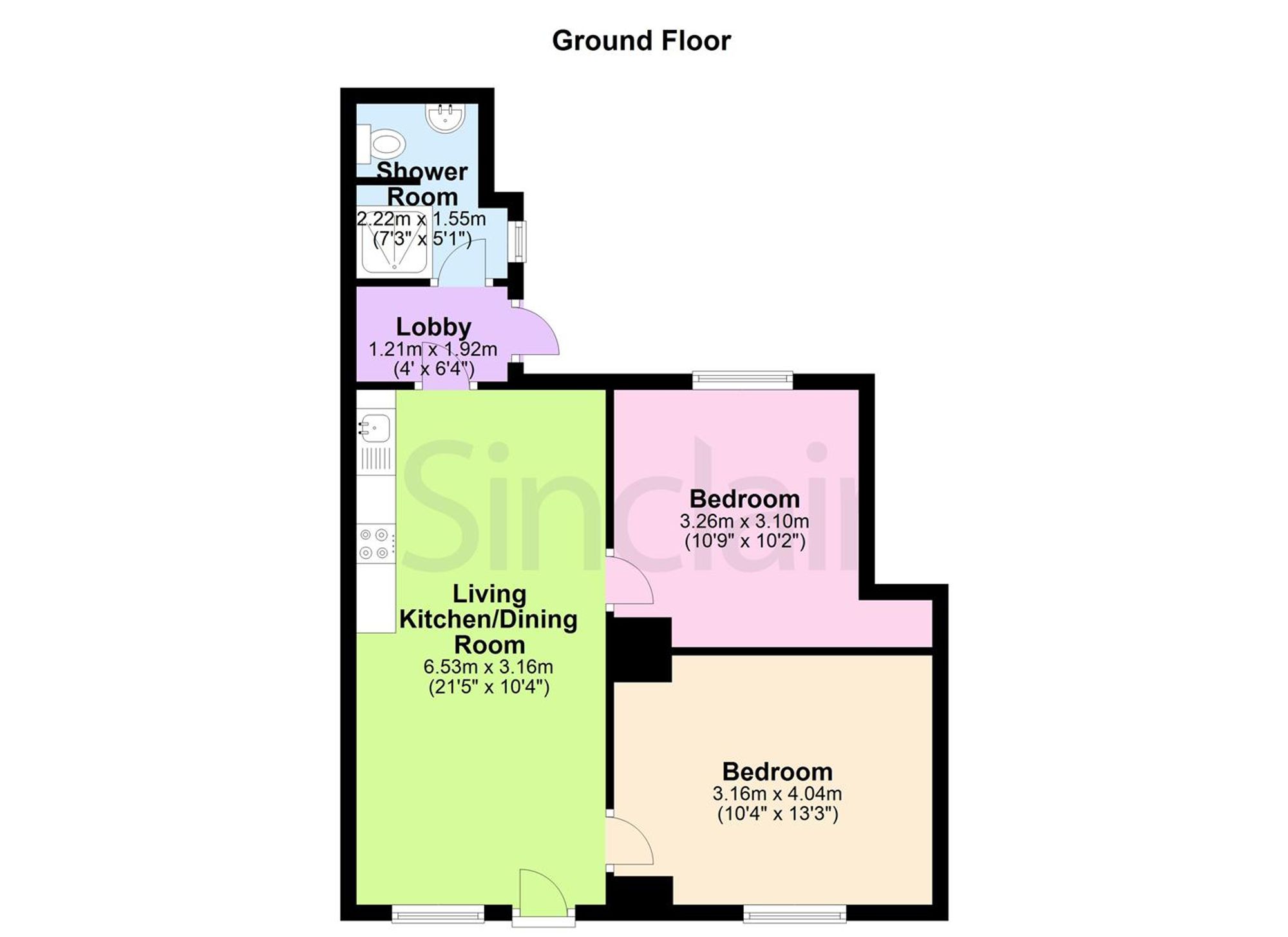 68 Belvoir Road, Coalville floorplan