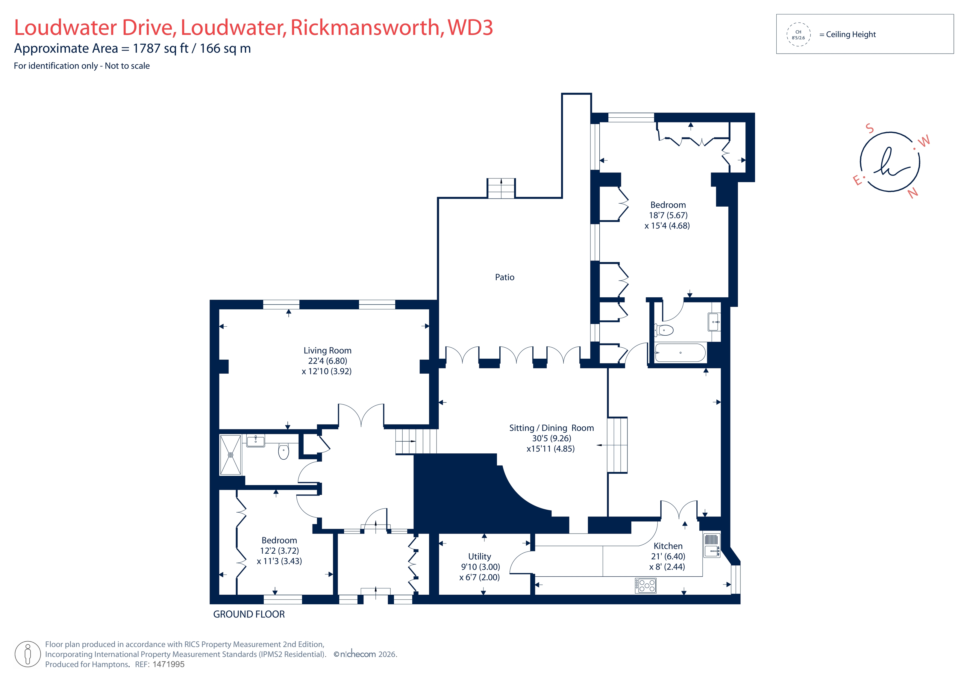 12 Loudwater House, Loudwater Drive, Rickmansworth floorplan