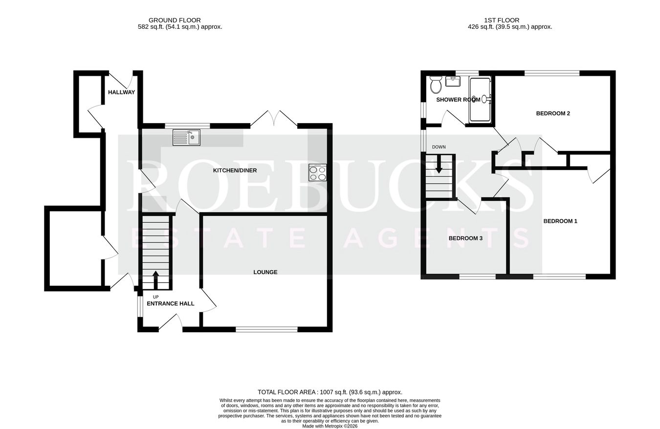 6, Laxton Road, Barnsley floorplan