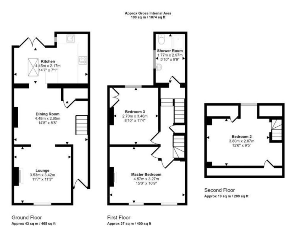 208, Canterbury Road, Birchington floorplan