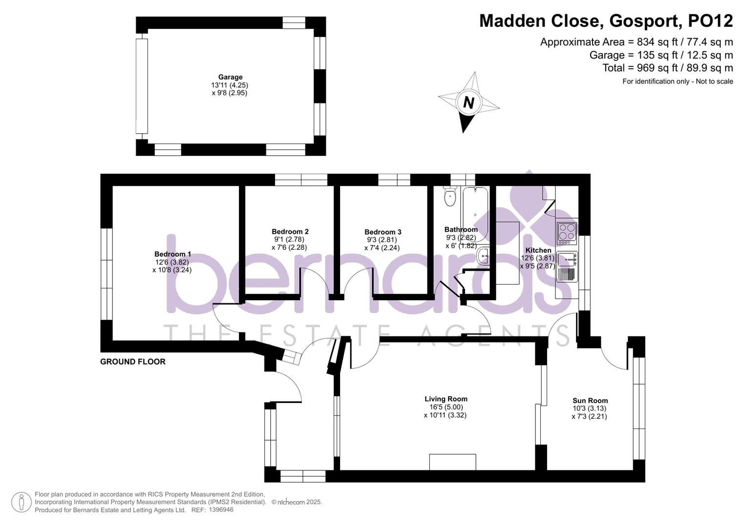 25, Madden Close, Gosport floorplan