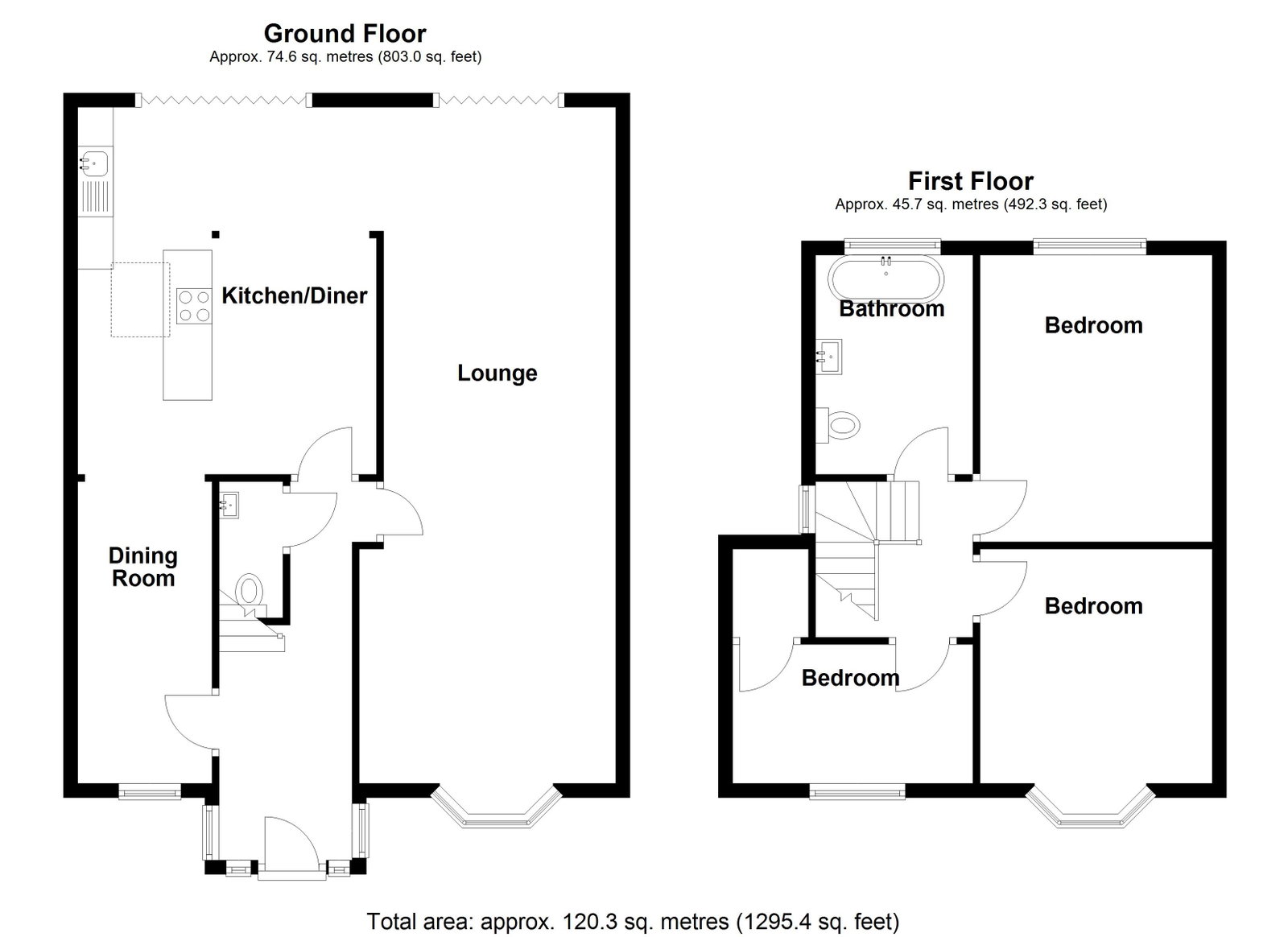1436, Stratford Road, Birmingham floorplan