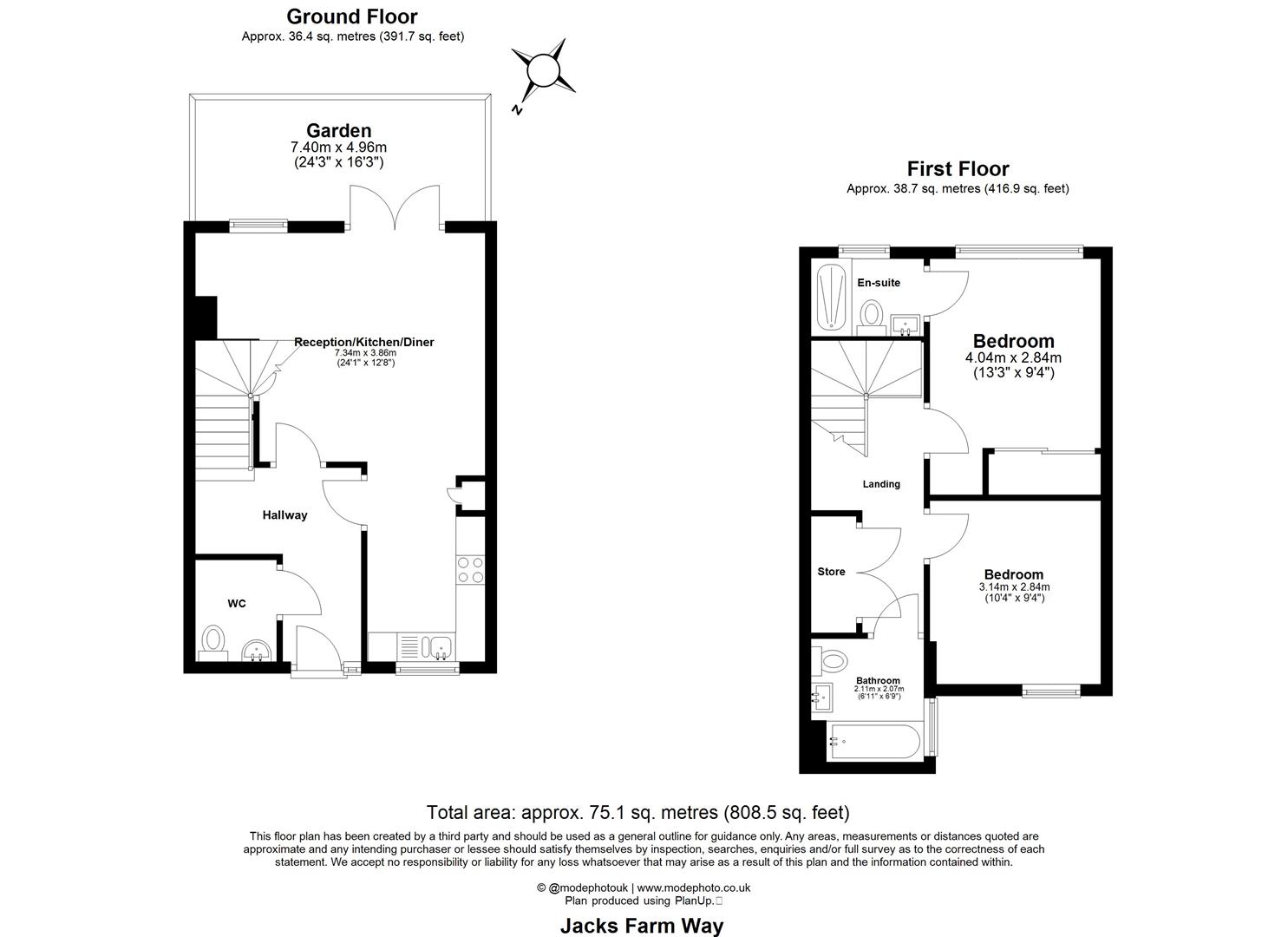 32, Jacks Farm Way, London floorplan