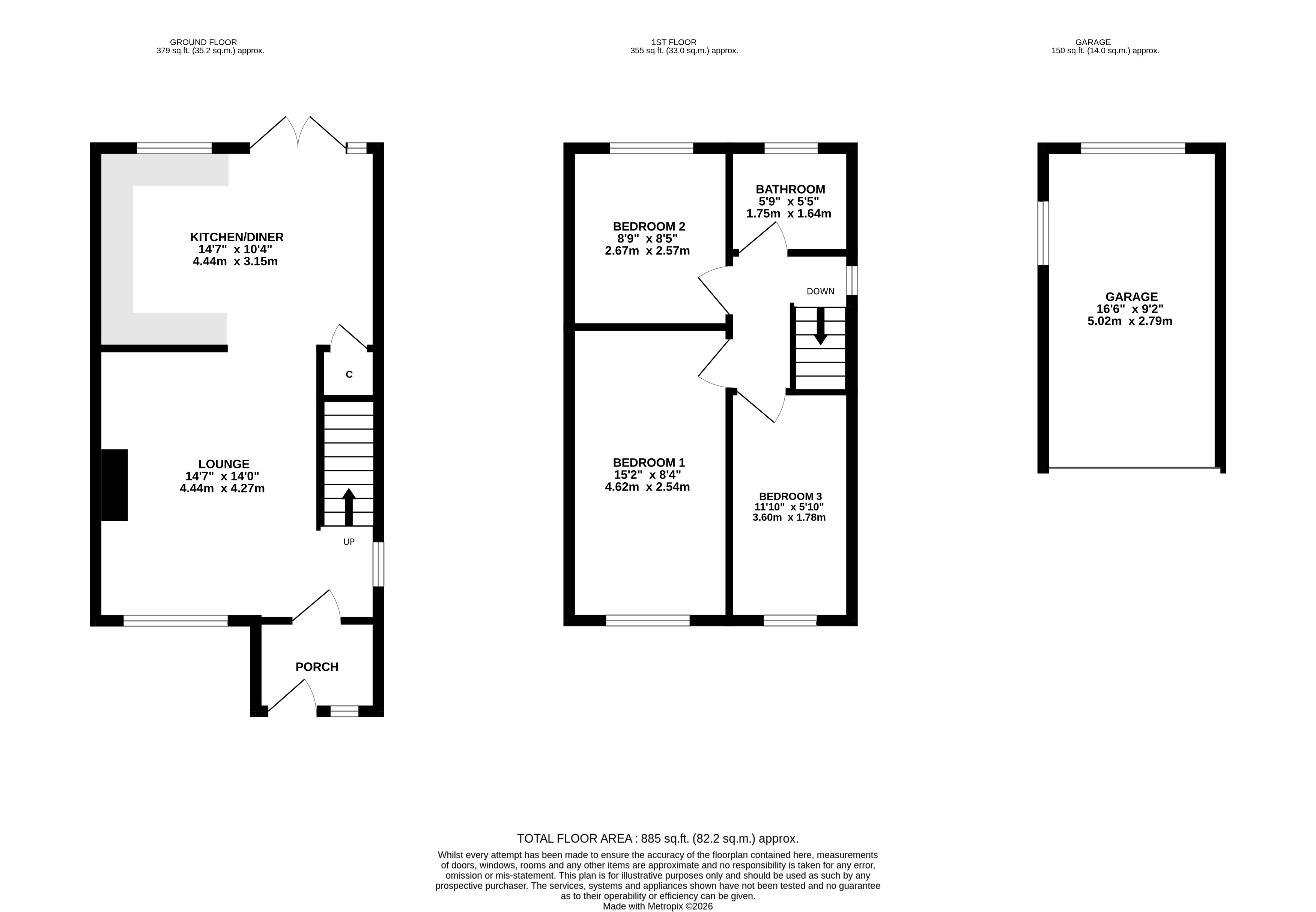 58, West End Drive, Leeds floorplan