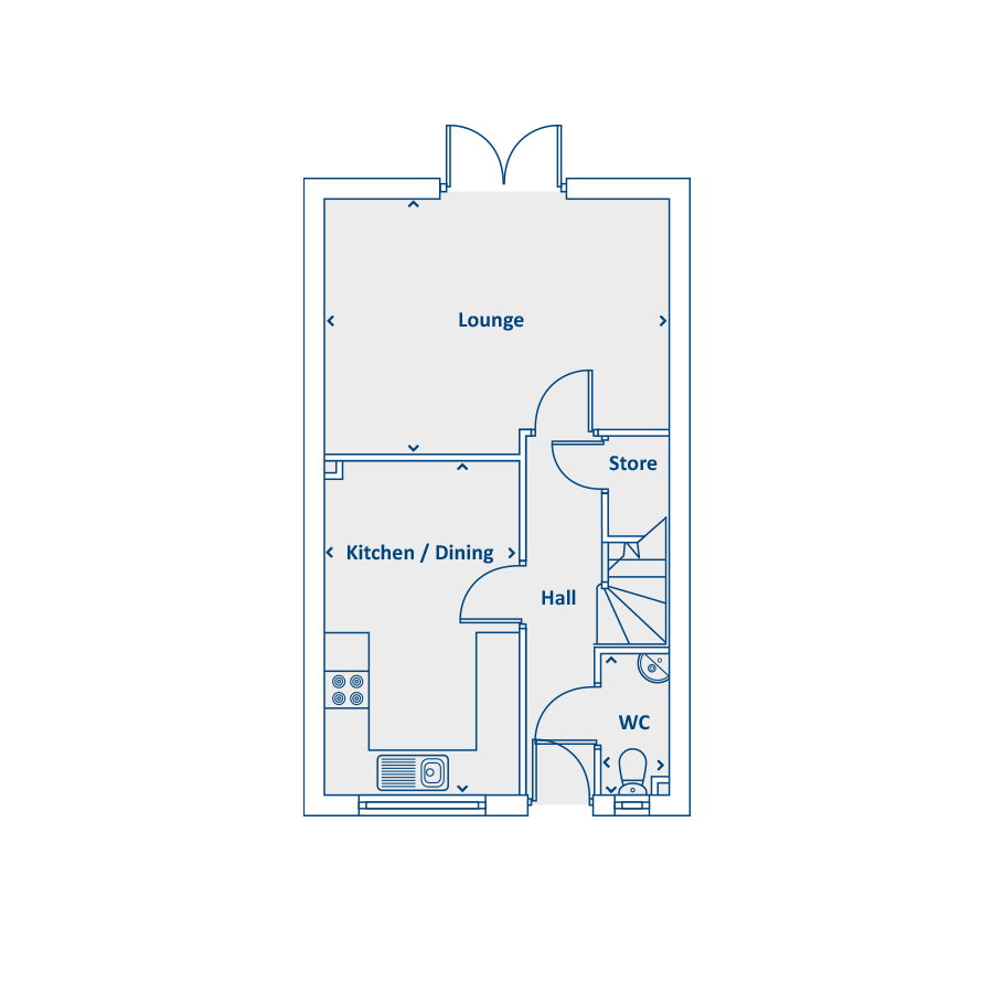 "Caddington" at Westway, Eastfield, Scarborough YO11, 3 bedroom