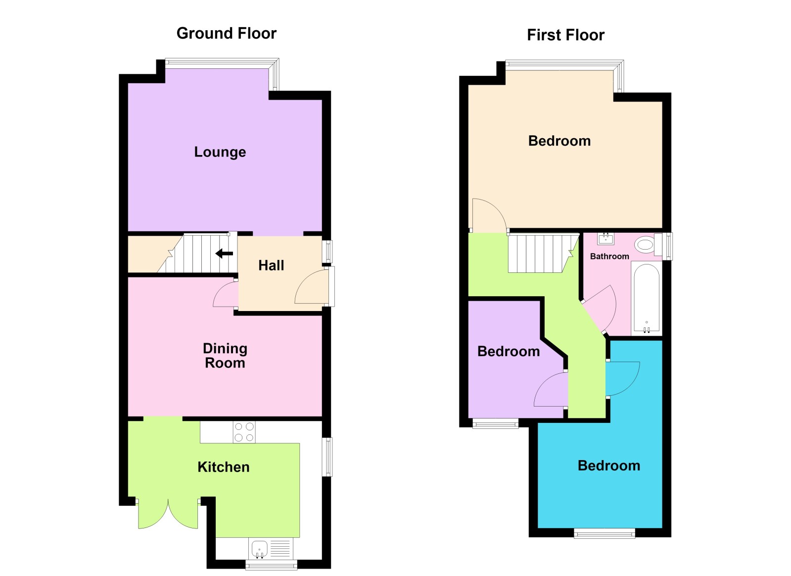 132, Parsonage Manorway, Belvedere floorplan