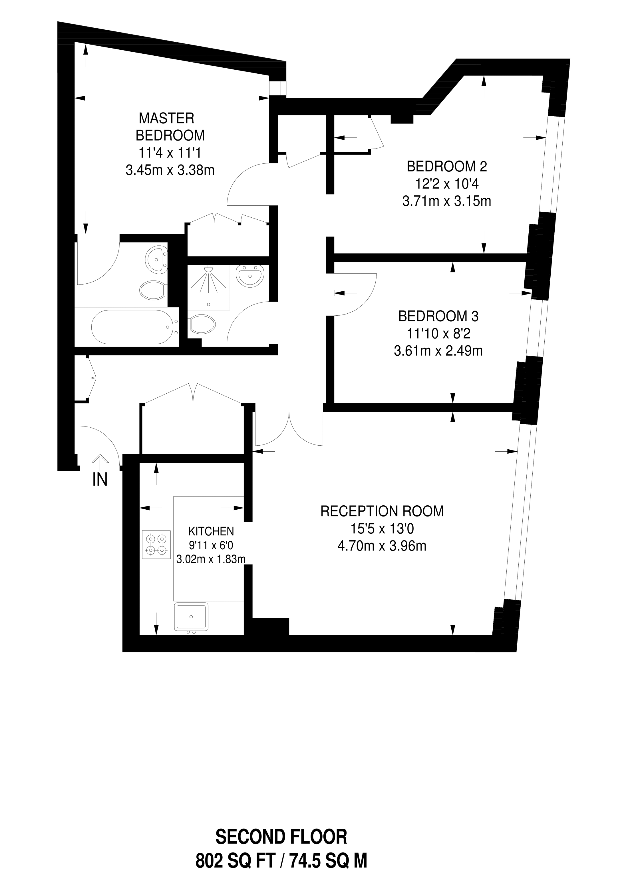 3 Bedrooms Flat to rent in Cumberland Mills, Docklands E14