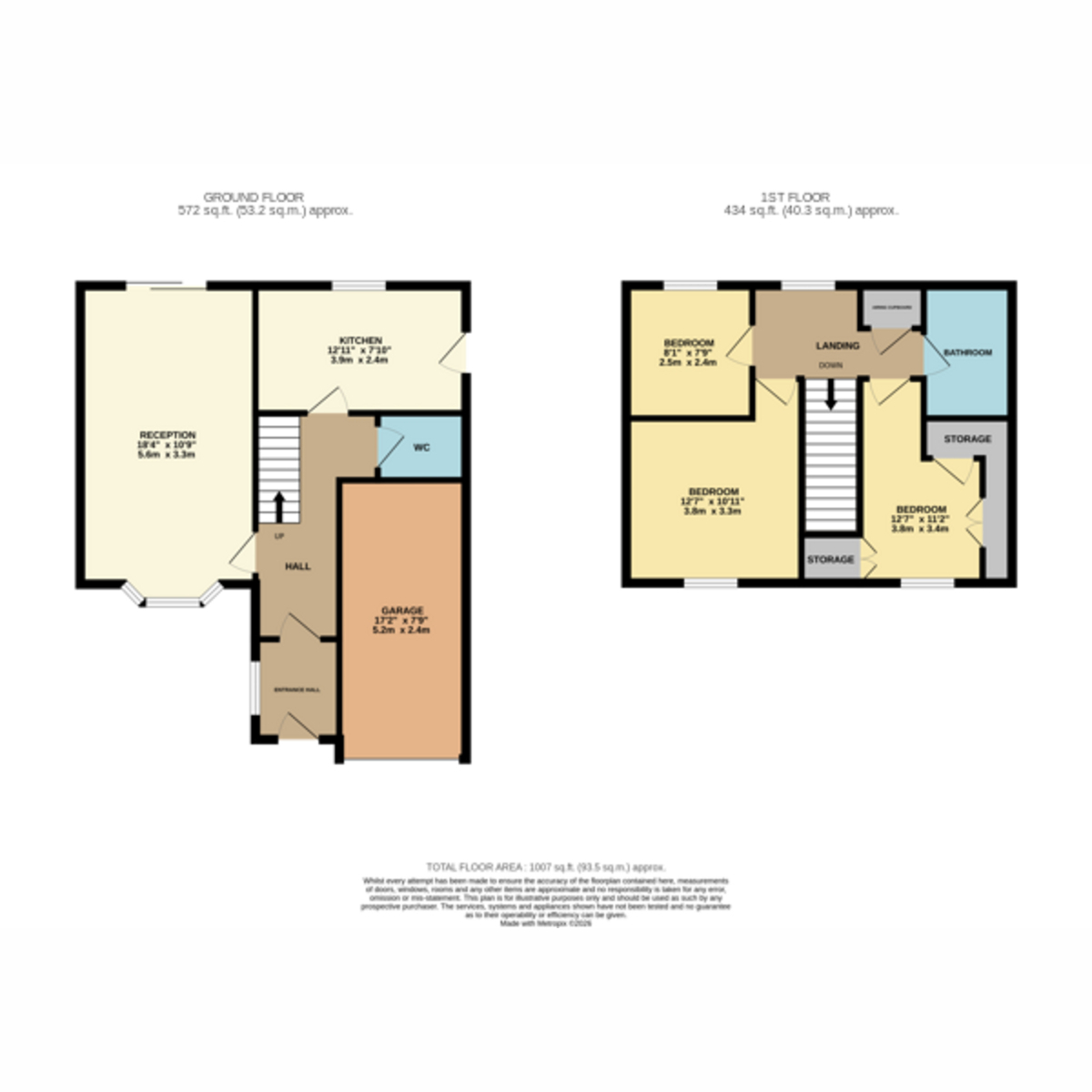 21, The Square, Reading floorplan