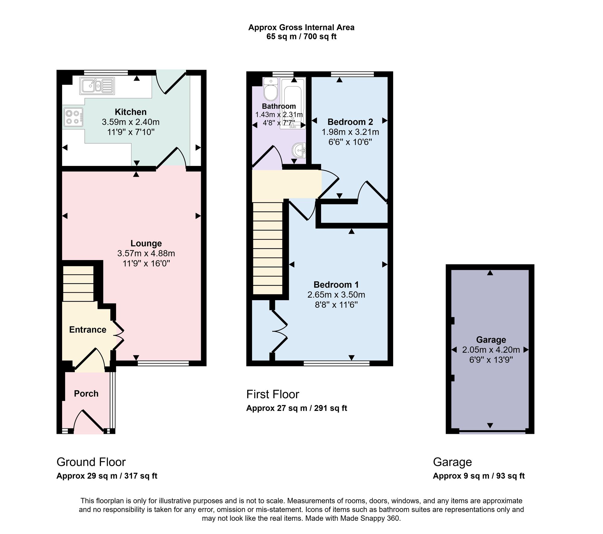 22 Centaury Gardens, Eastleigh floorplan