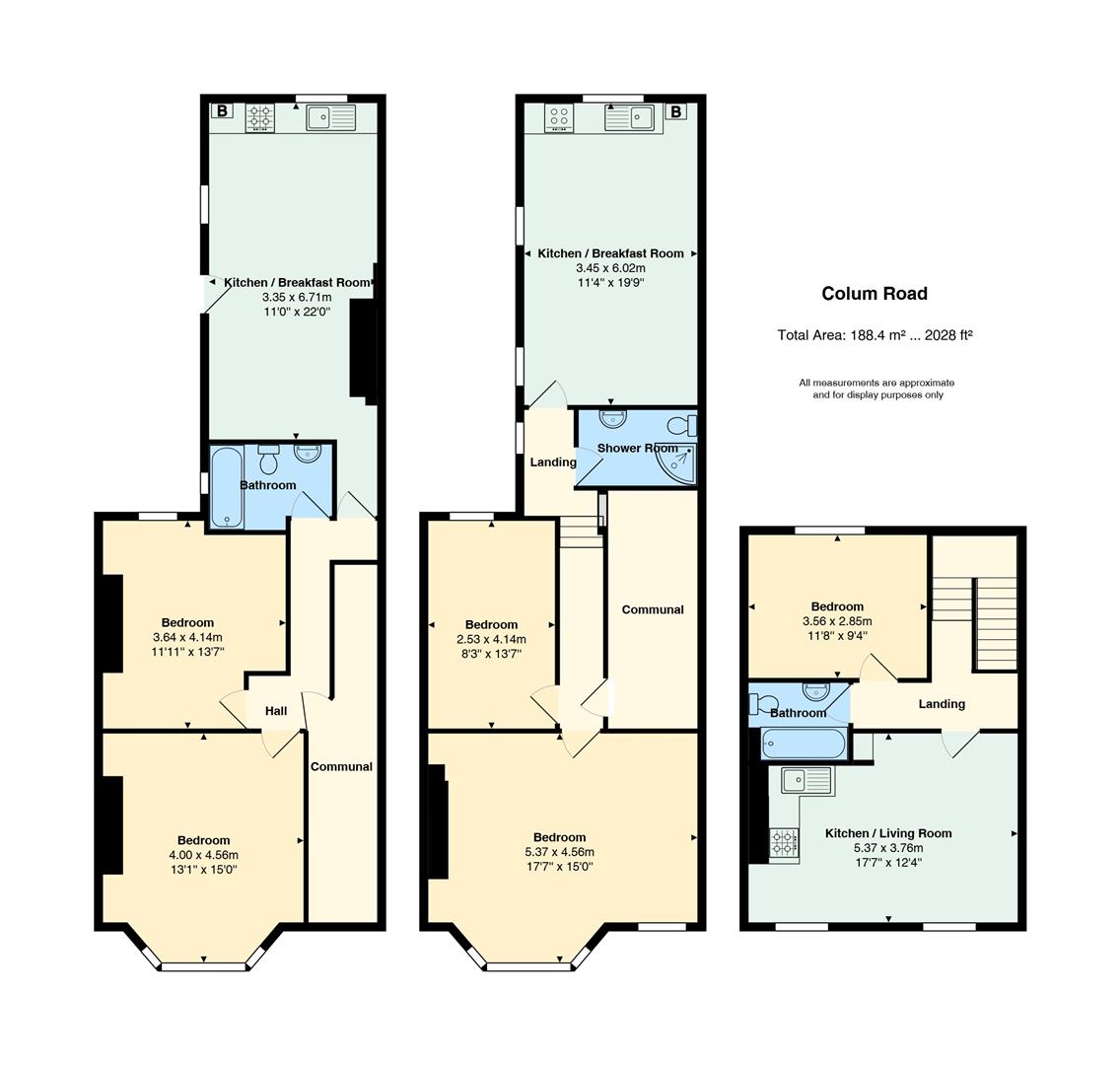 61, Colum Road, Cardiff floorplan