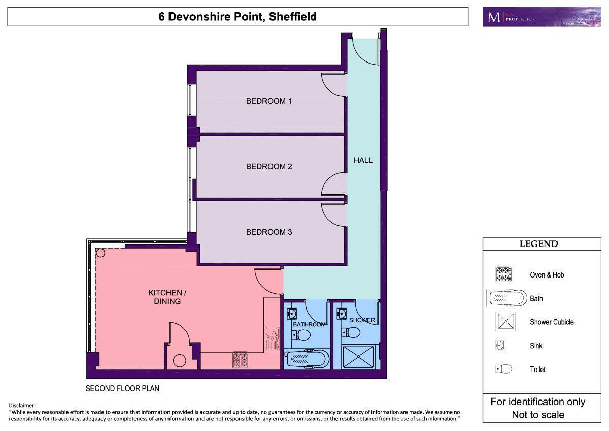 Apt 6 Devonshire Point, Sheffield floorplan
