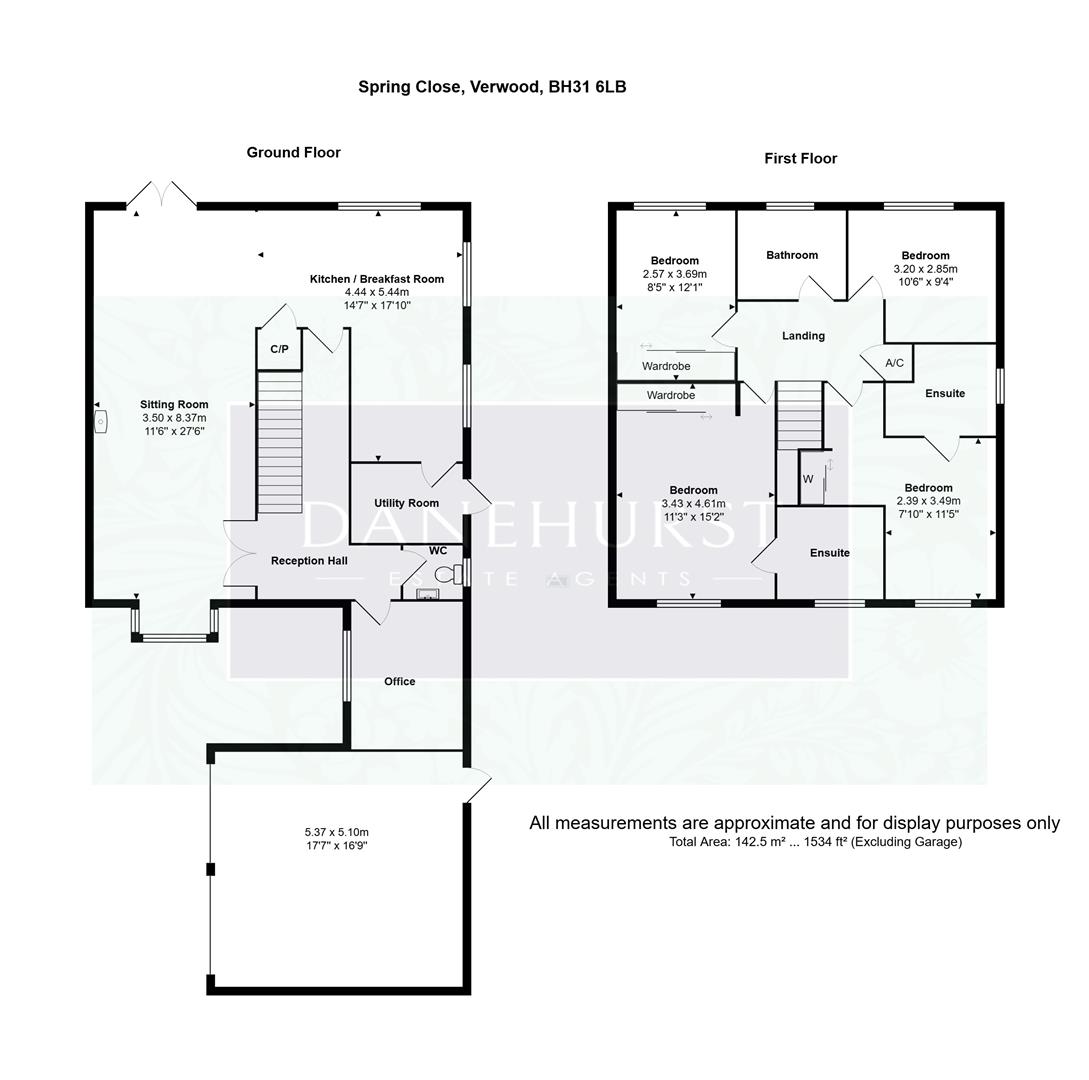 7, Spring Close, Verwood floorplan