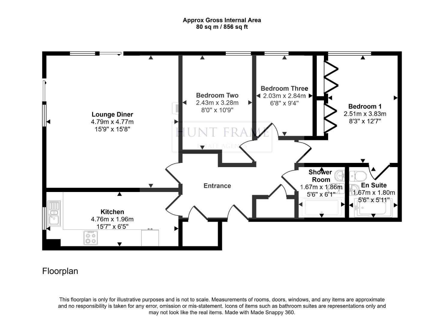 Saffrons Road, Eastbourne floorplan