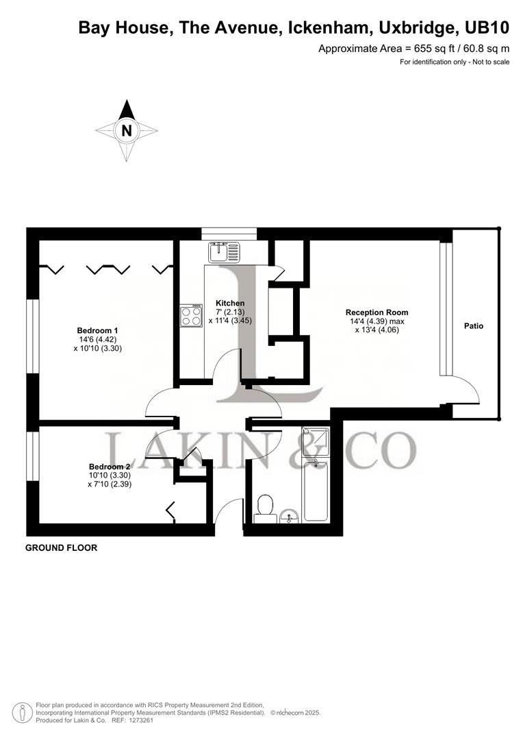 Flat 2 Bay House, The Avenue, Ickenham floorplan