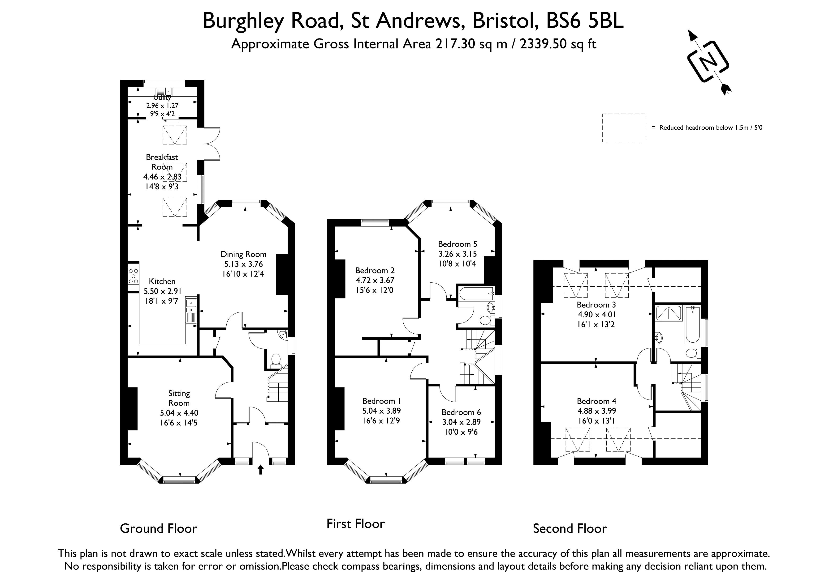 7, Burghley Road, Bristol floorplan