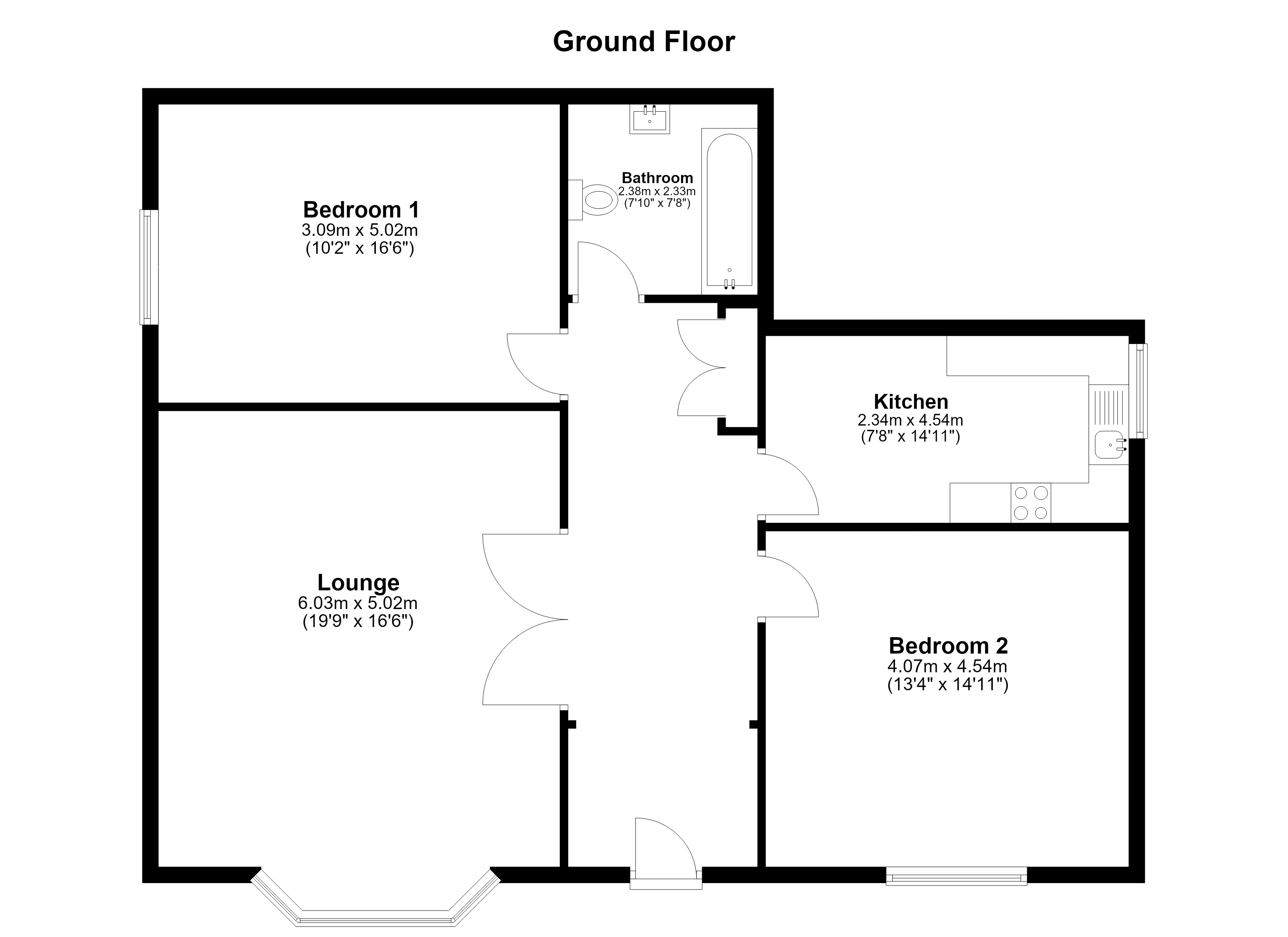 Upper Grosvenor Road, Tunbridge Wells floorplan