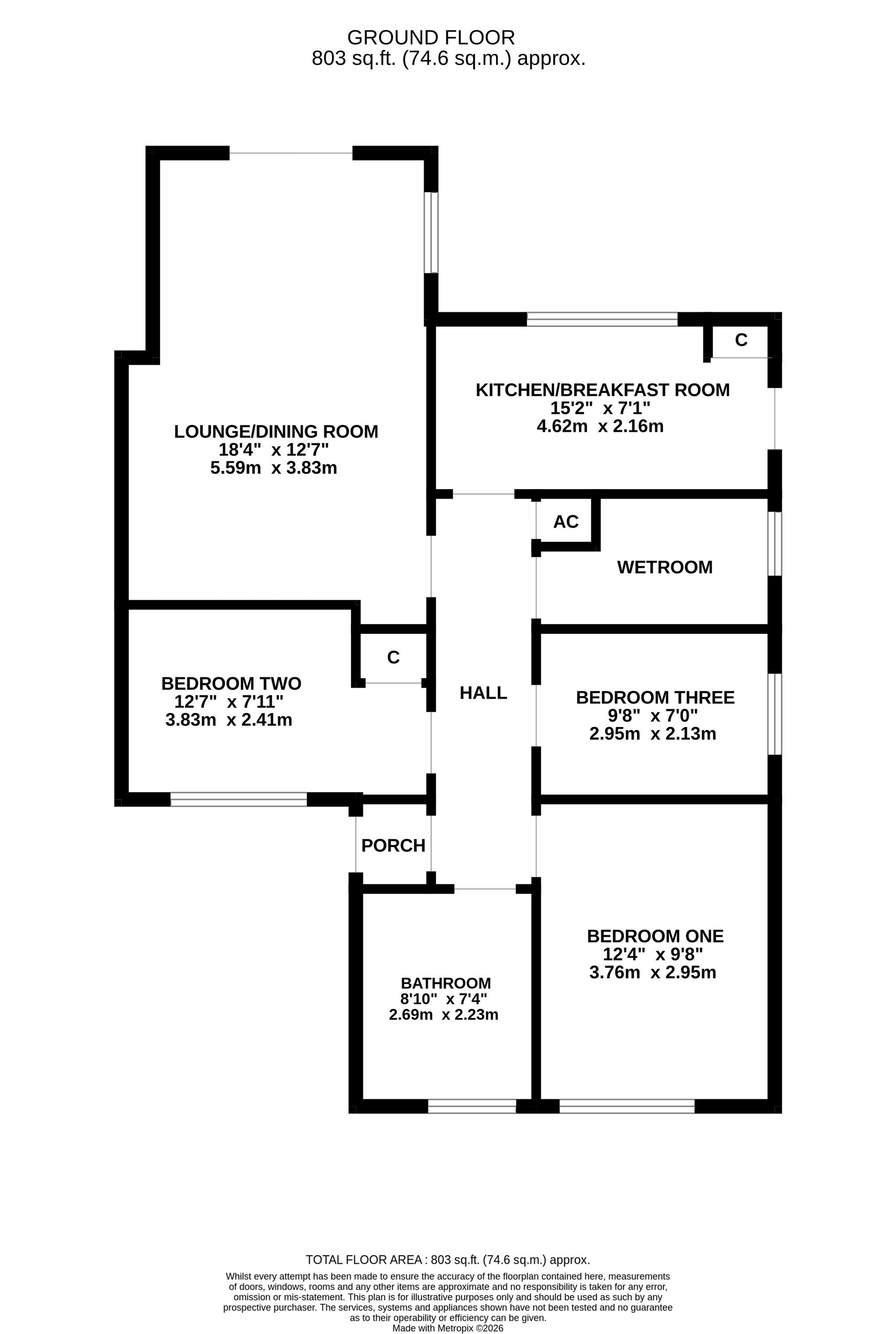 36 Dale Road, Southampton floorplan