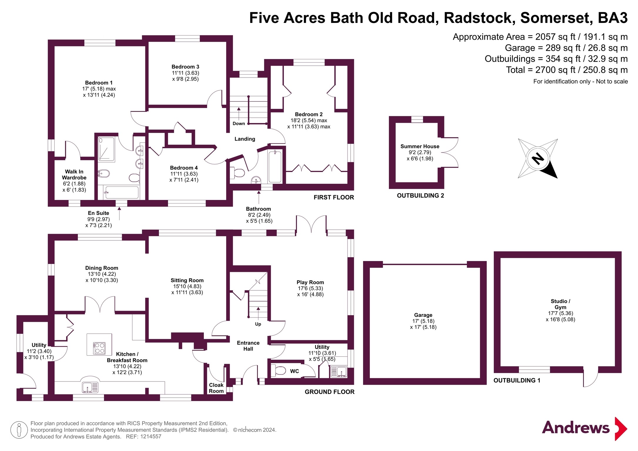 Five Acres,, Bath Old Road, Somerset floorplan
